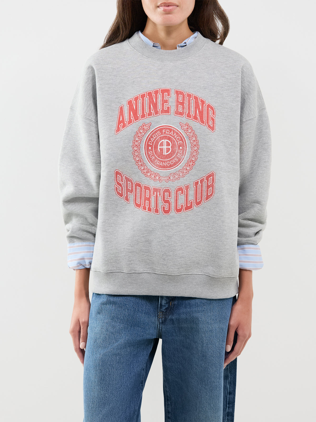 Cotton Blend Miles Collegiate Sweatshirt