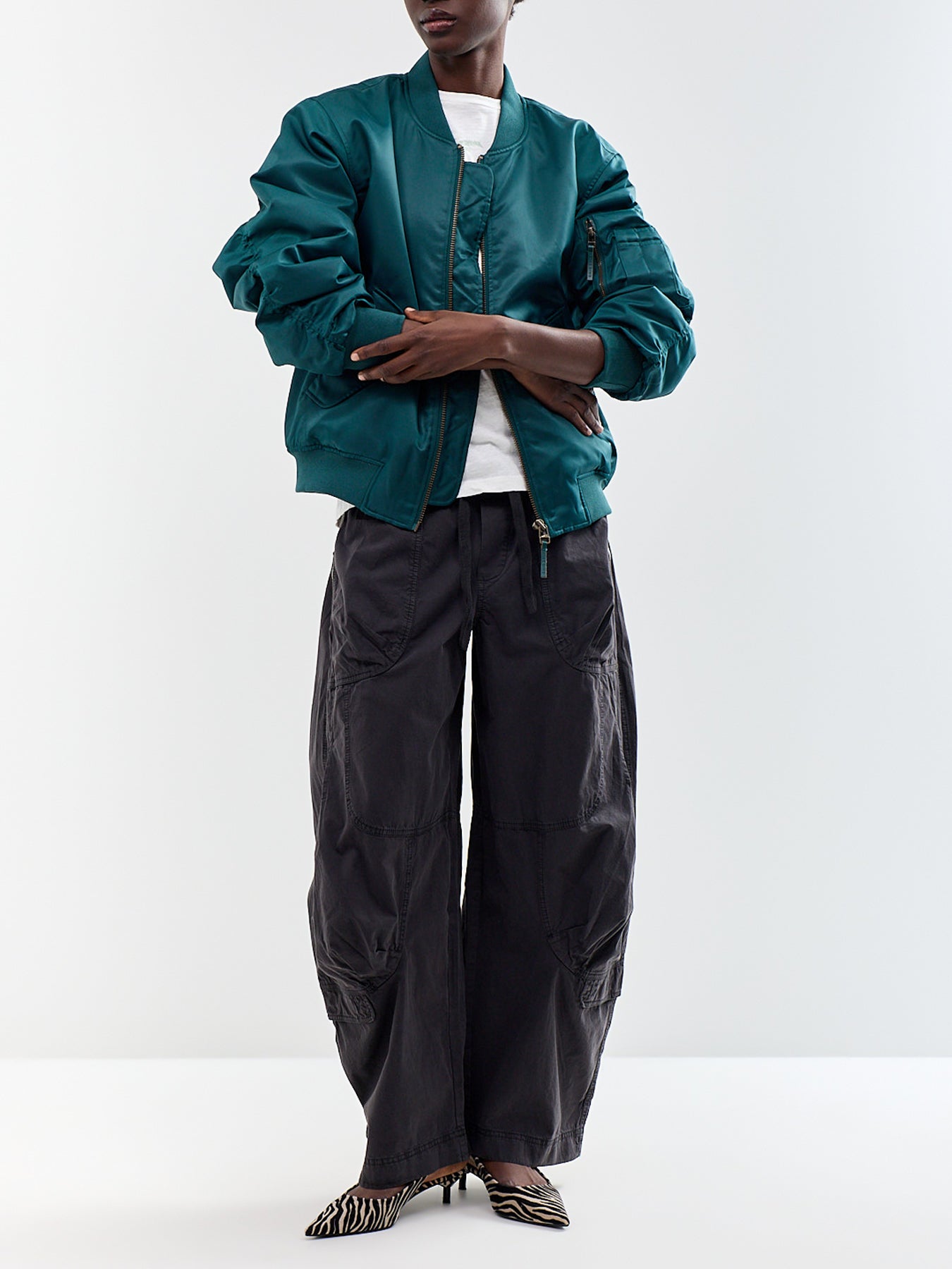 Leon Bomber Jacket Deep Emerald