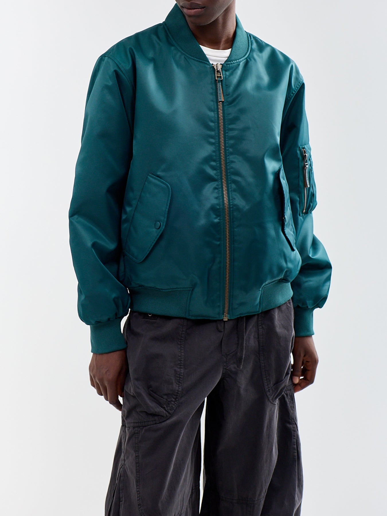 Leon Bomber Jacket Deep Emerald