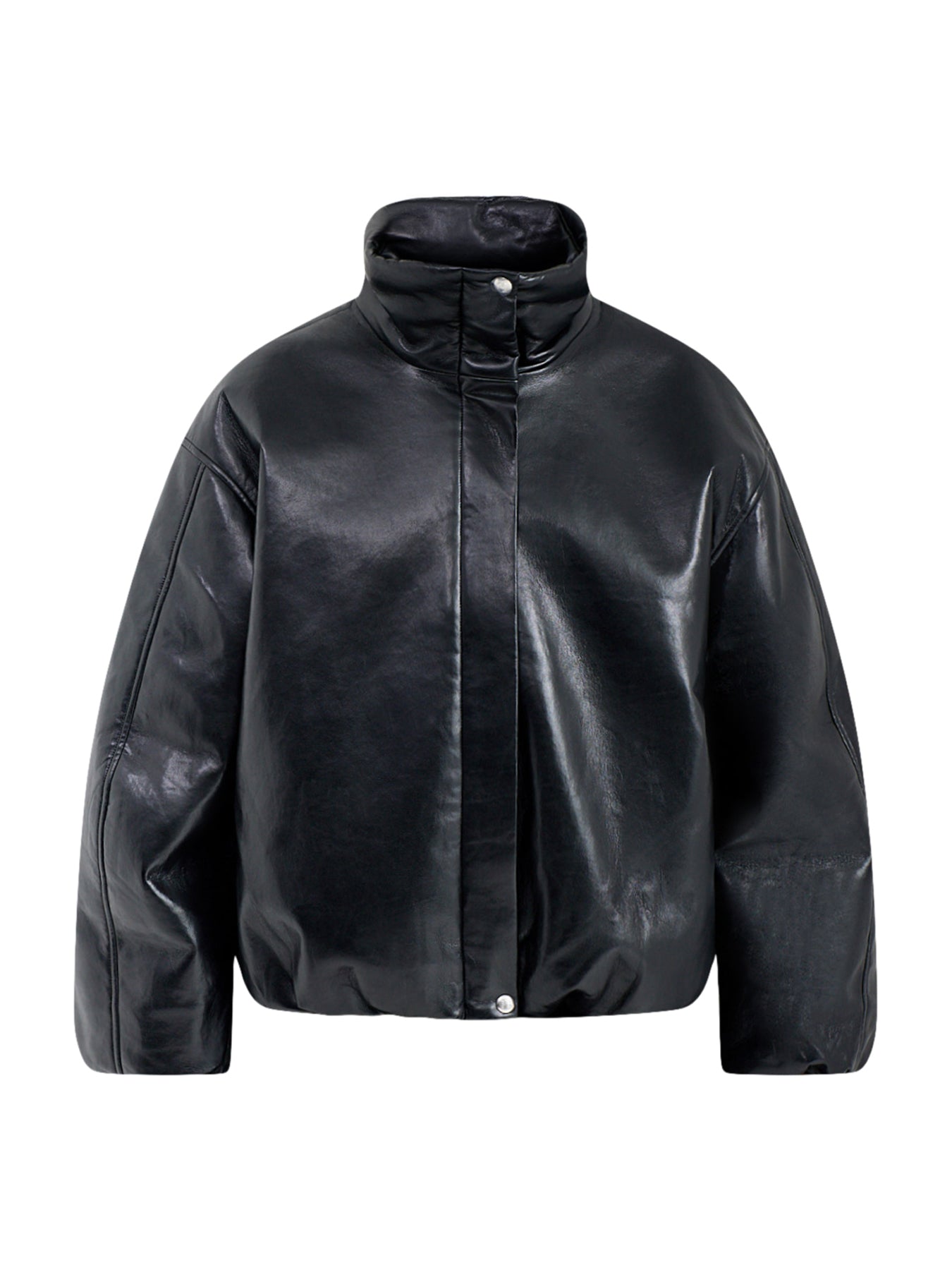 Cyrus Recycled Leather Jacket Black