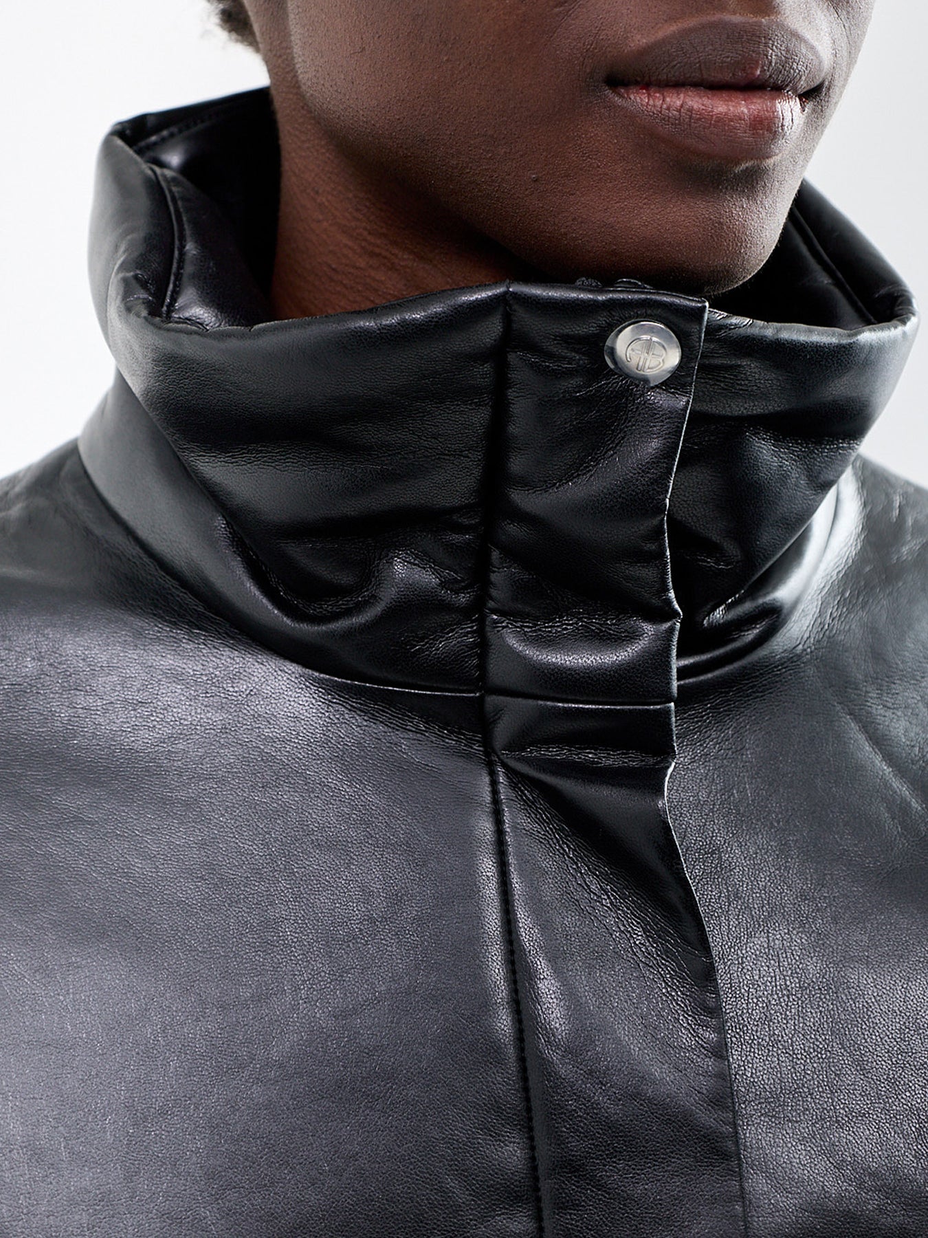 Cyrus Recycled Leather Jacket Black