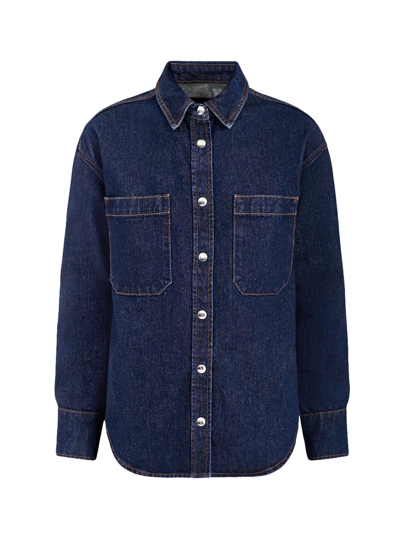Samy Cotton Shirt Unwashed Blue