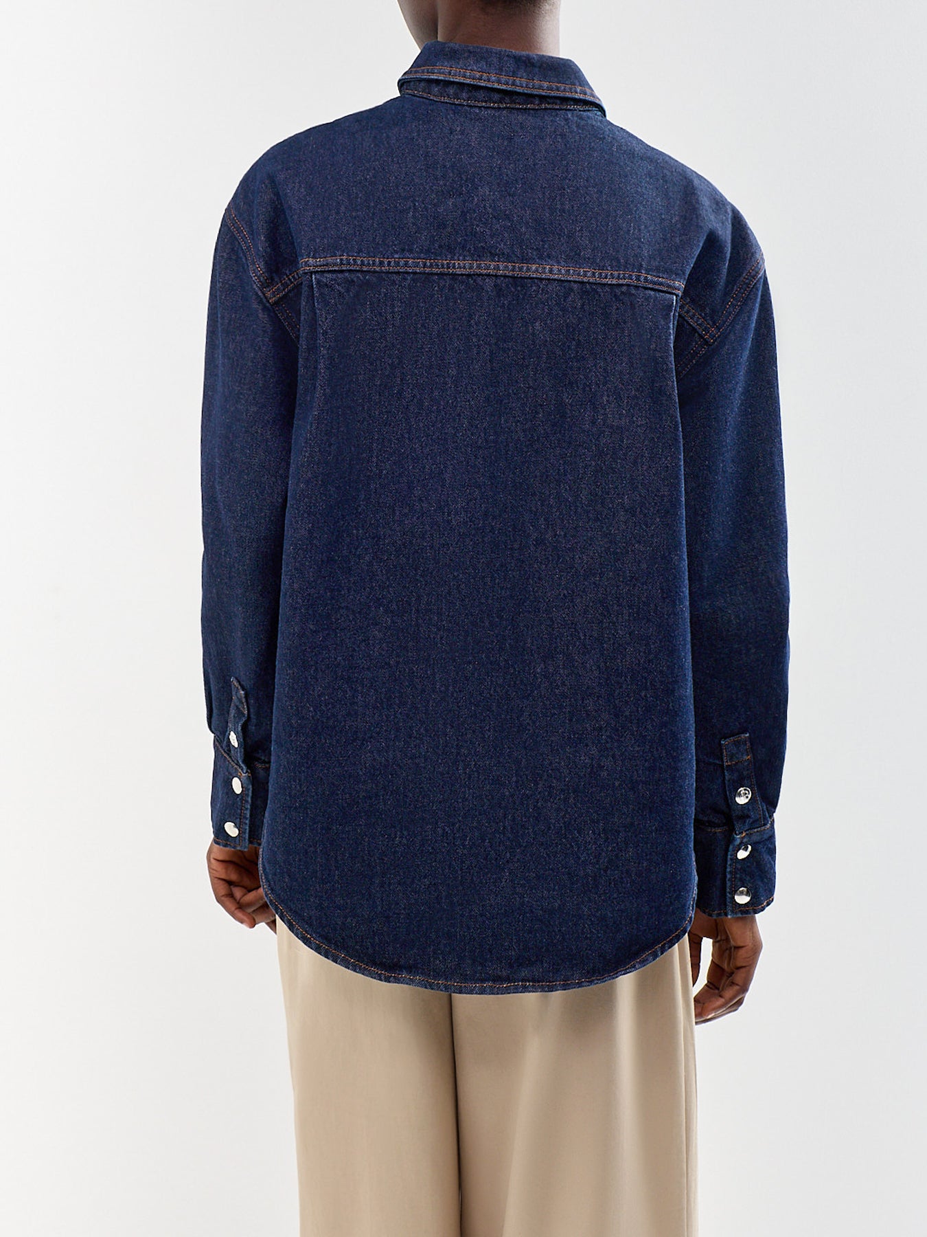Samy Cotton Shirt Unwashed Blue