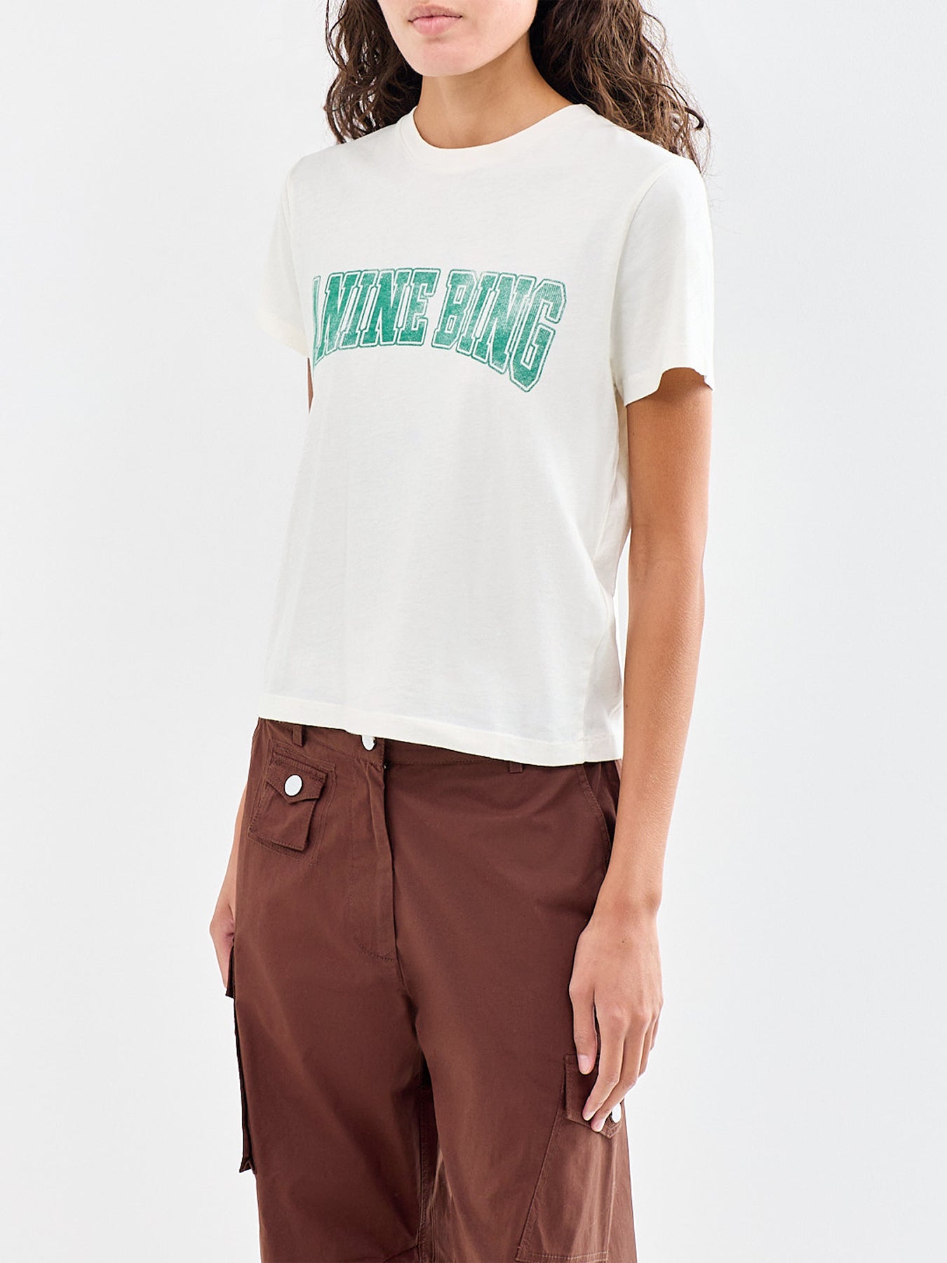 Shelley Cotton T-Shirt Cream