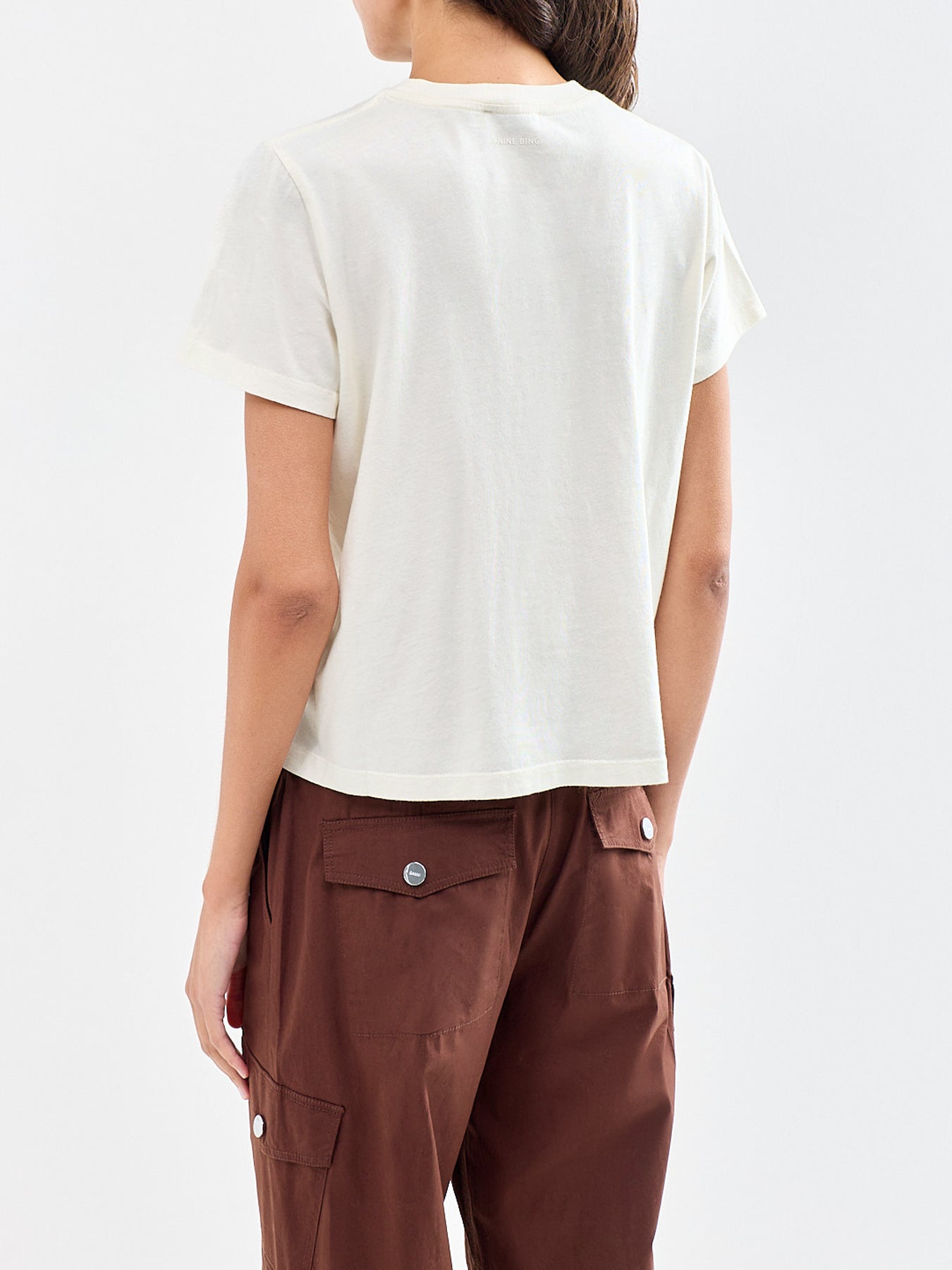 Shelley Cotton T-Shirt Cream