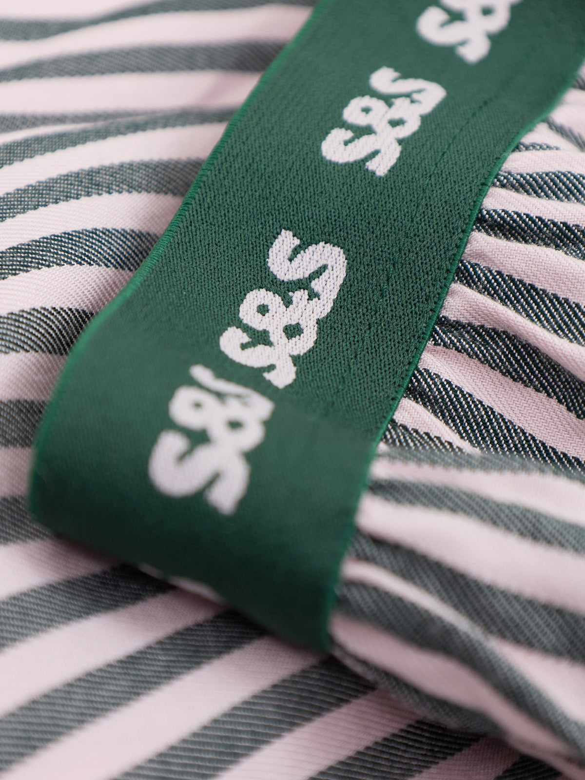 TENCEL Modal Long Pyjama Bottoms - Pink & Green Stripe