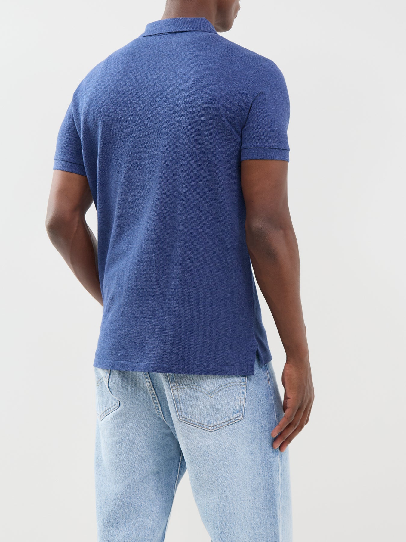 Polo Ralph Lauren Custom Fit Polo Shirt Blue