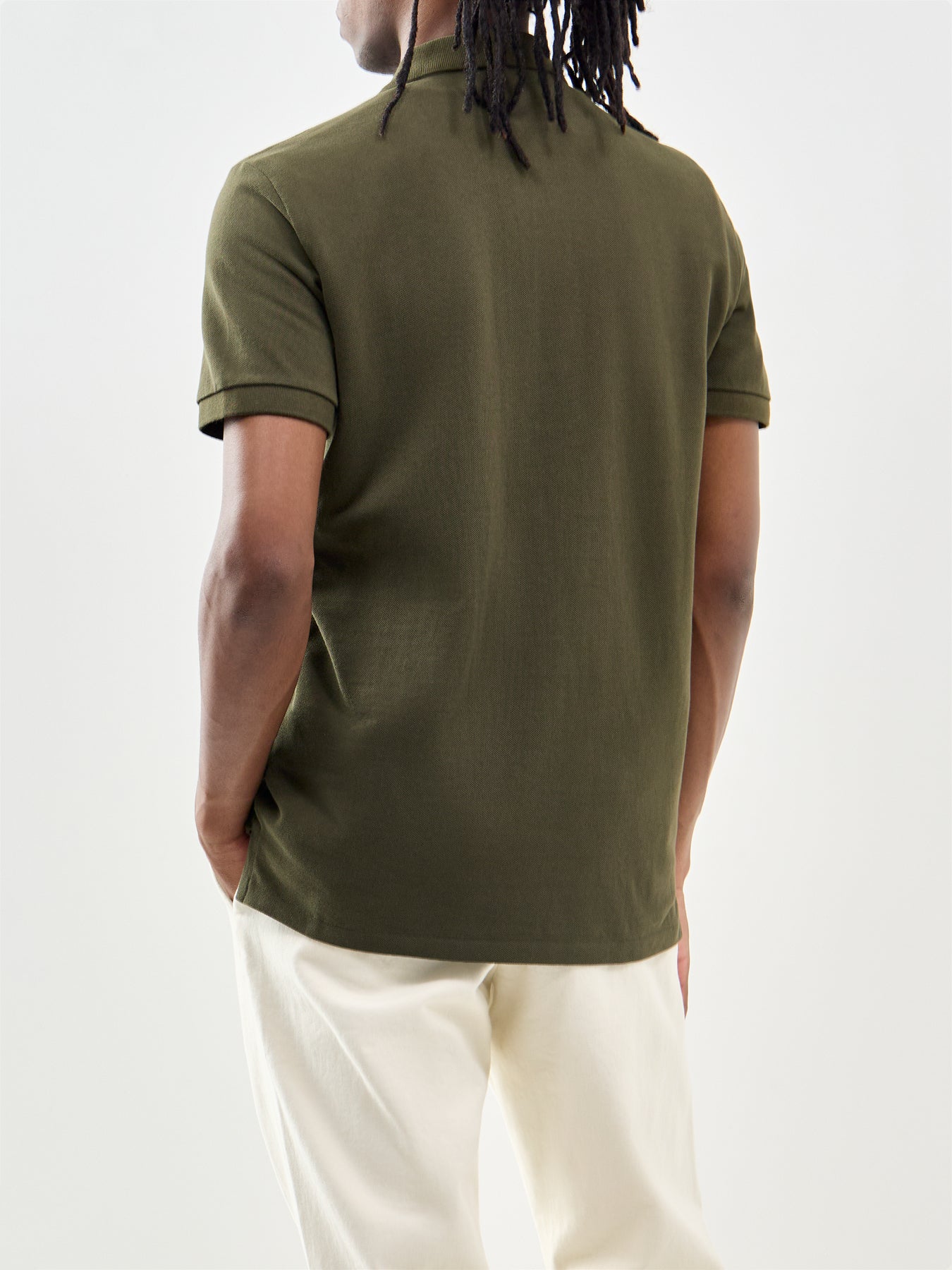 Custom Fit Polo Shirt Olive