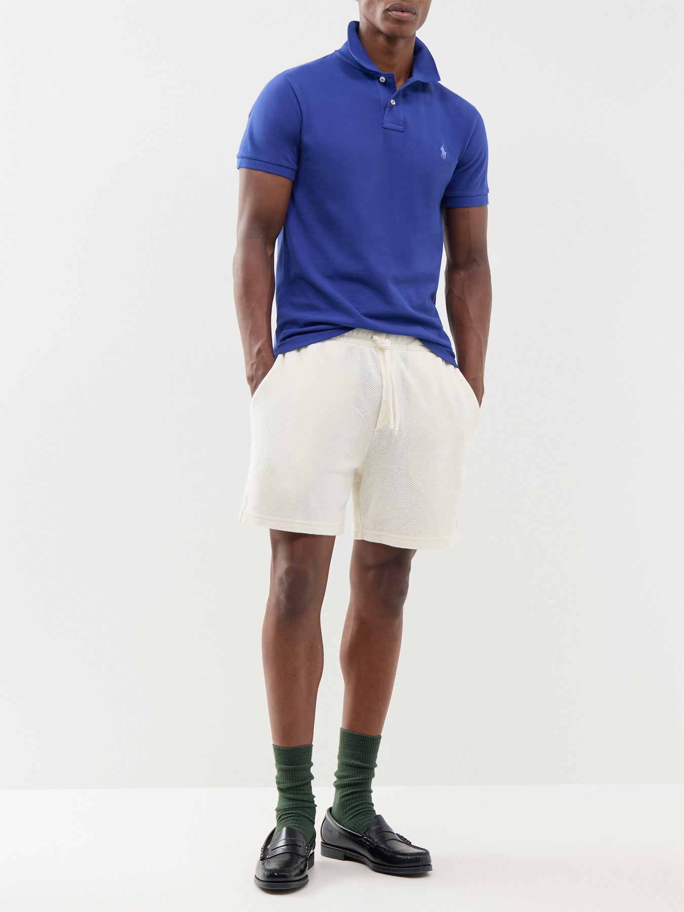 Polo Ralph Lauren Slim Fit Polo Shirt Blue