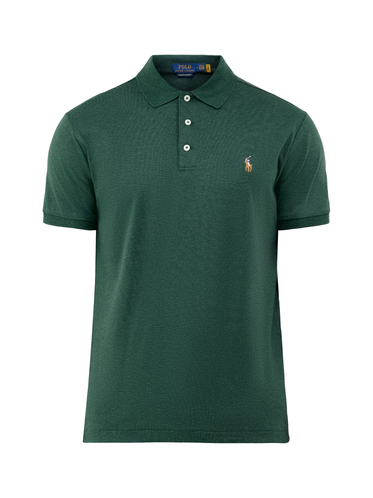 Pima Cotton Soft Touch Polo Shirt - Scotch Pine Heather