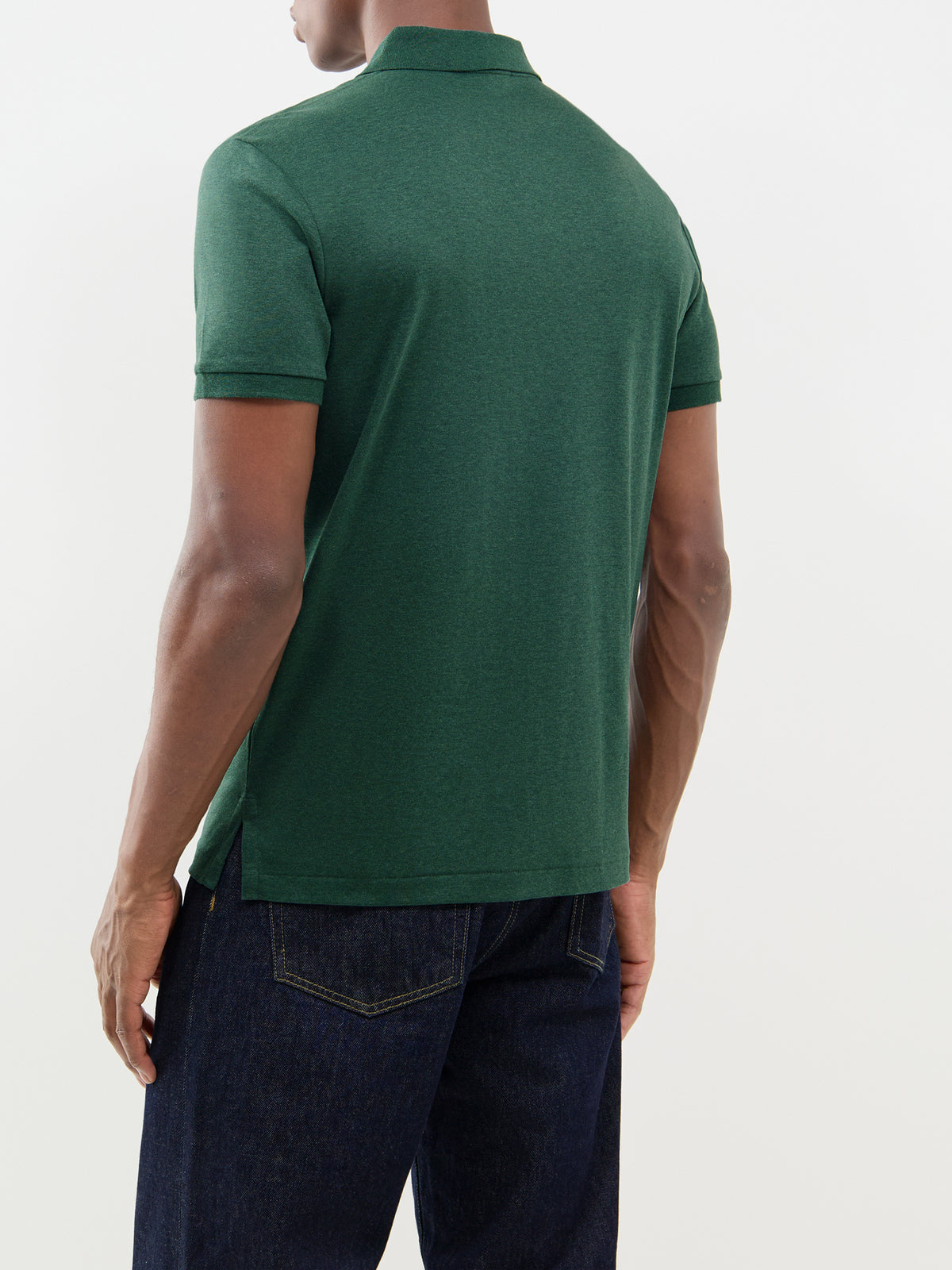 Pima Cotton Soft Touch Polo Shirt - Scotch Pine Heather