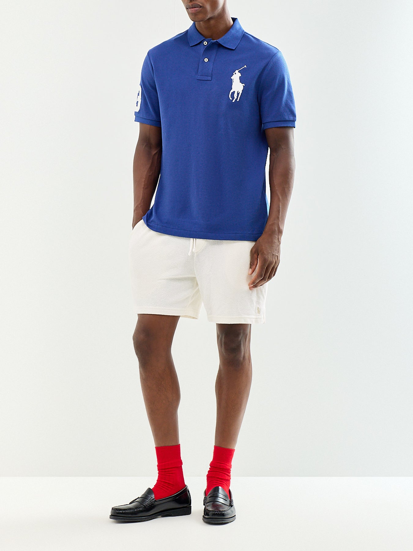 Men's Cotton Big Pony Polo Shirt