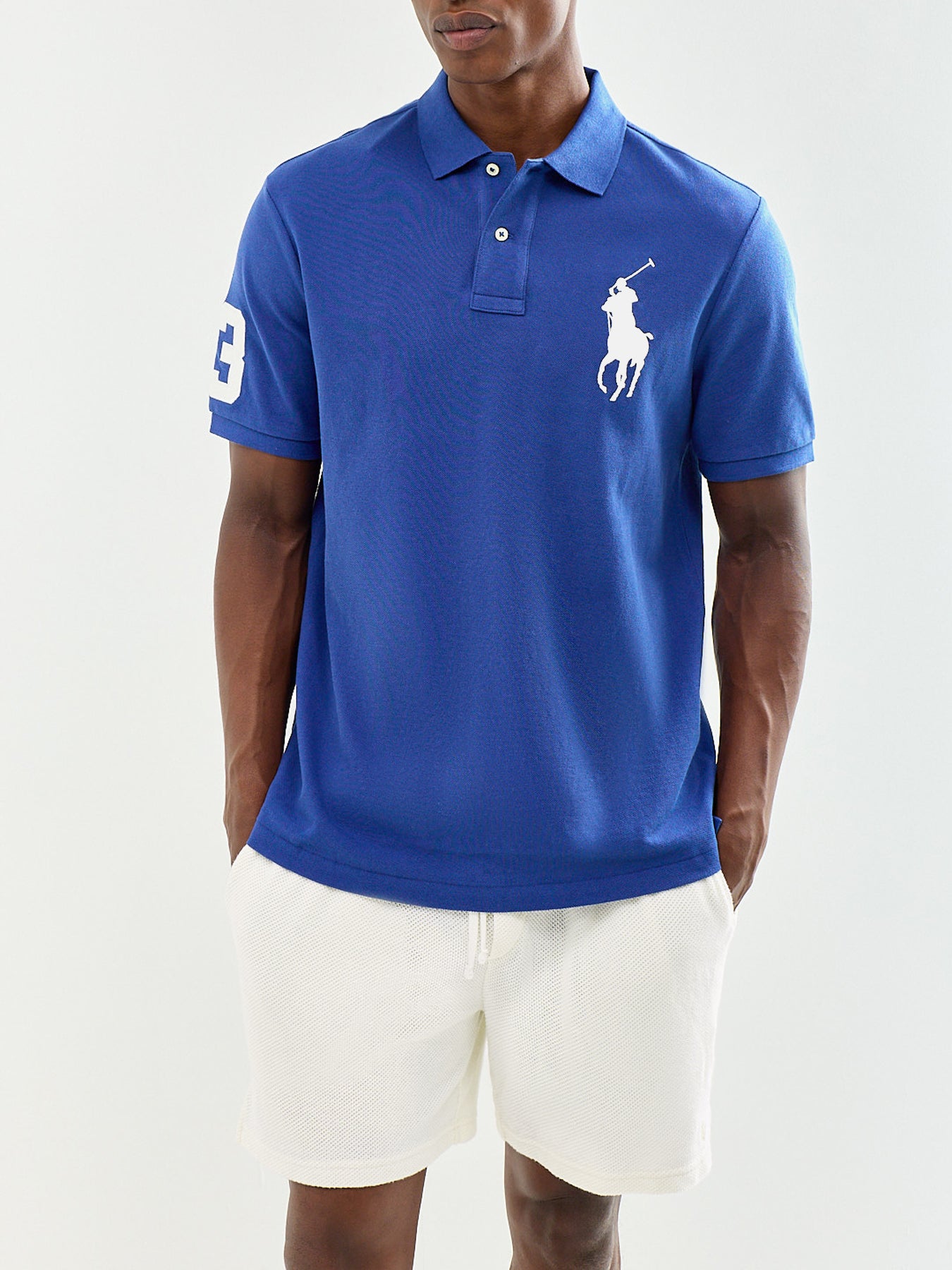 Men's Cotton Big Pony Polo Shirt