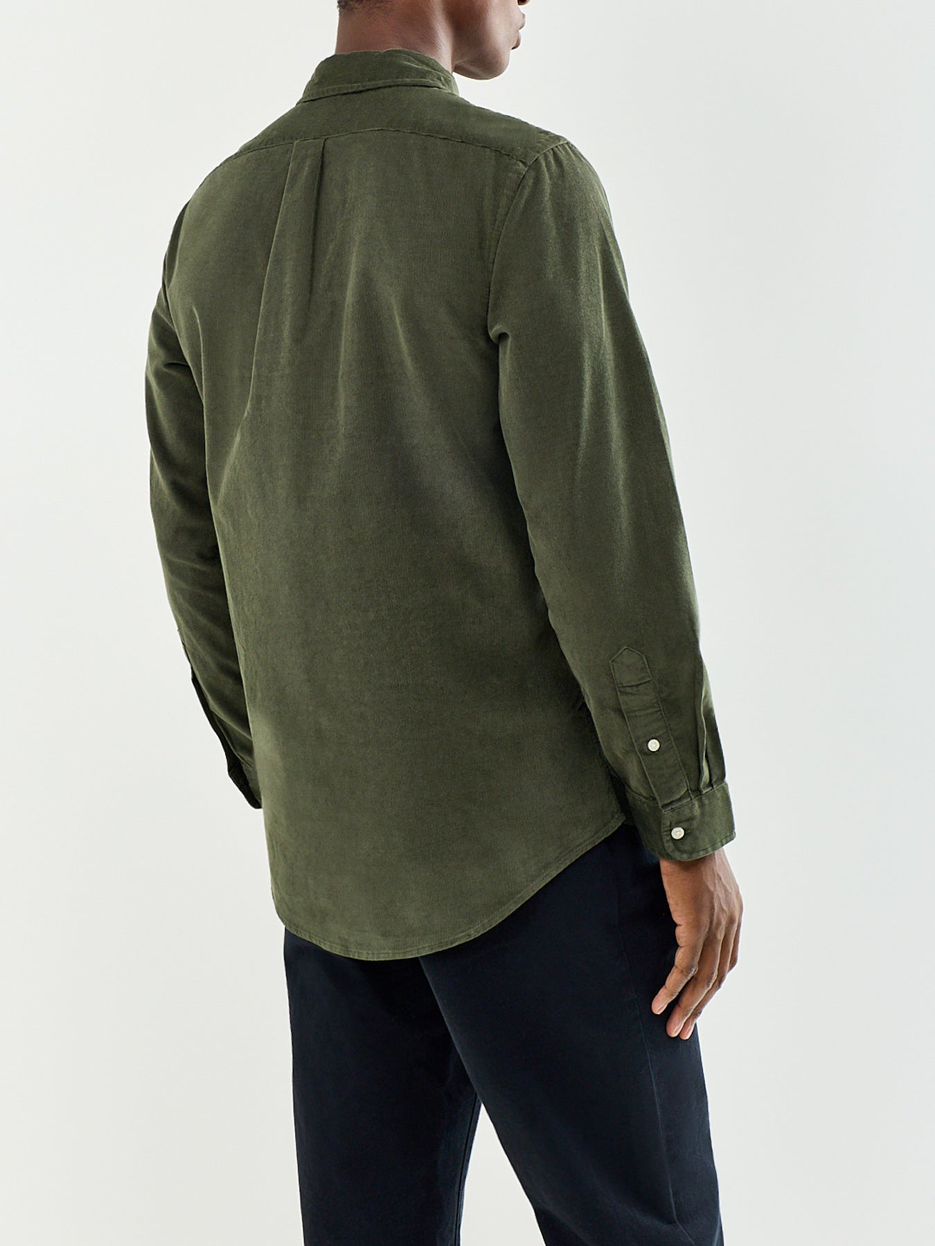 Men's Custom Fit Cotton Corduroy Shirt