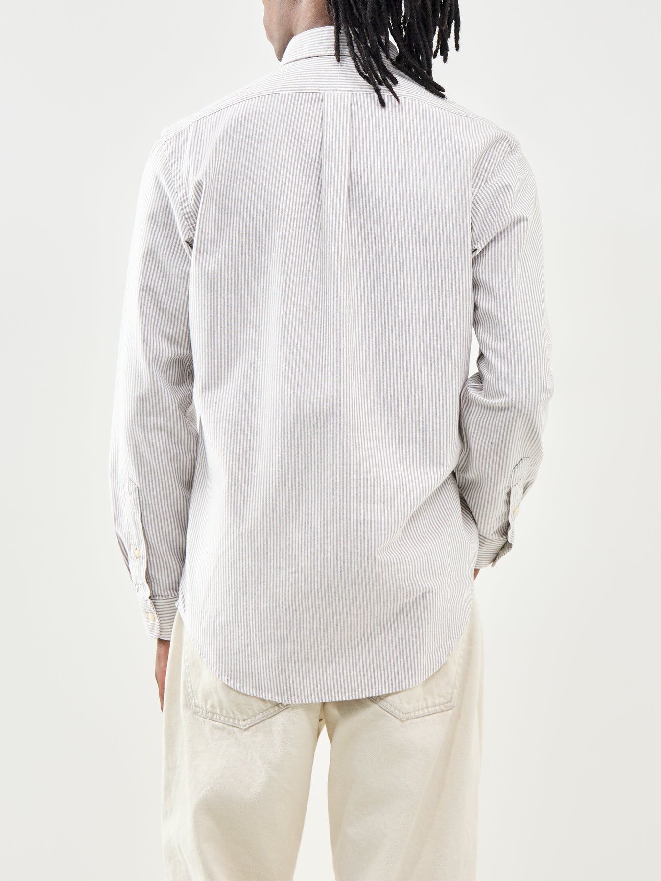 Custom Fit Stripe Oxford Shirt