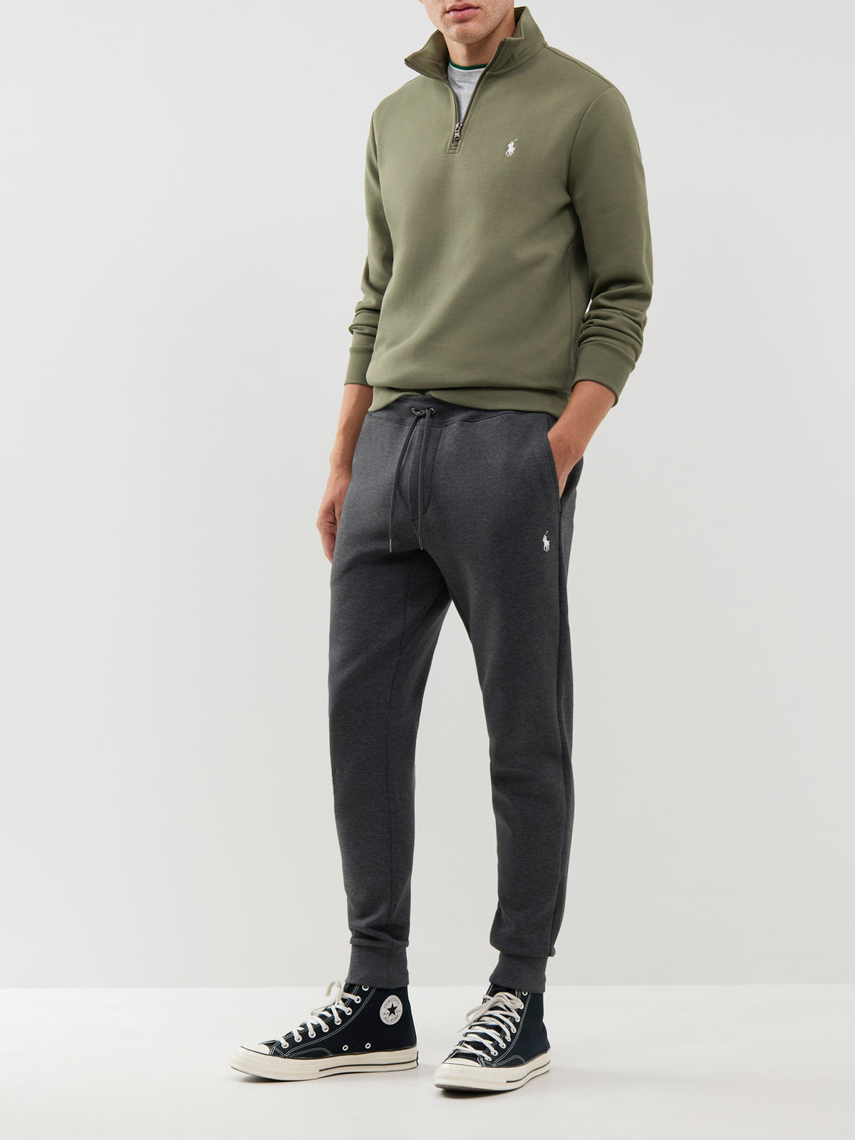 Double Knit Quarter-Zip Sweatshirt
