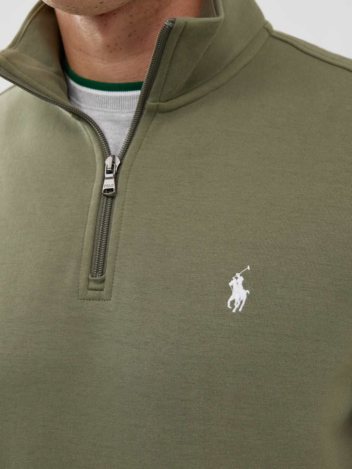 Double Knit Quarter-Zip Sweatshirt
