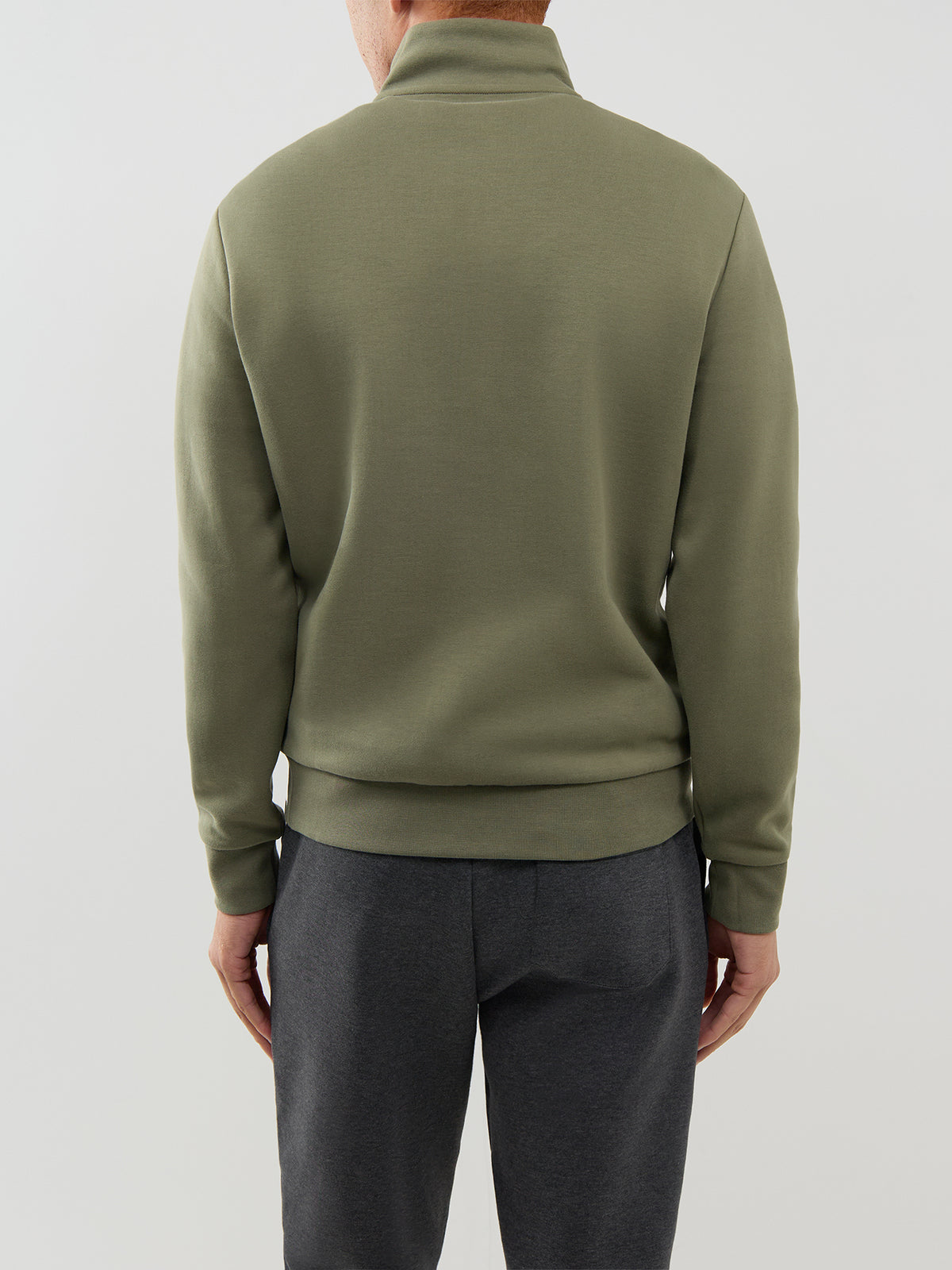 Double Knit Quarter-Zip Sweatshirt