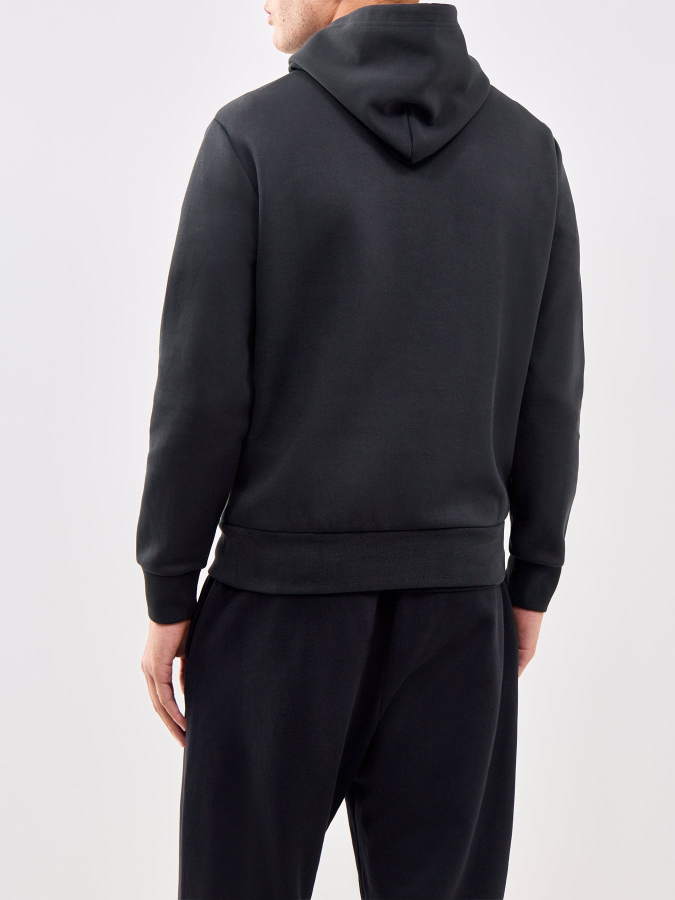 Big Pony Cotton Blend Hoodie Black