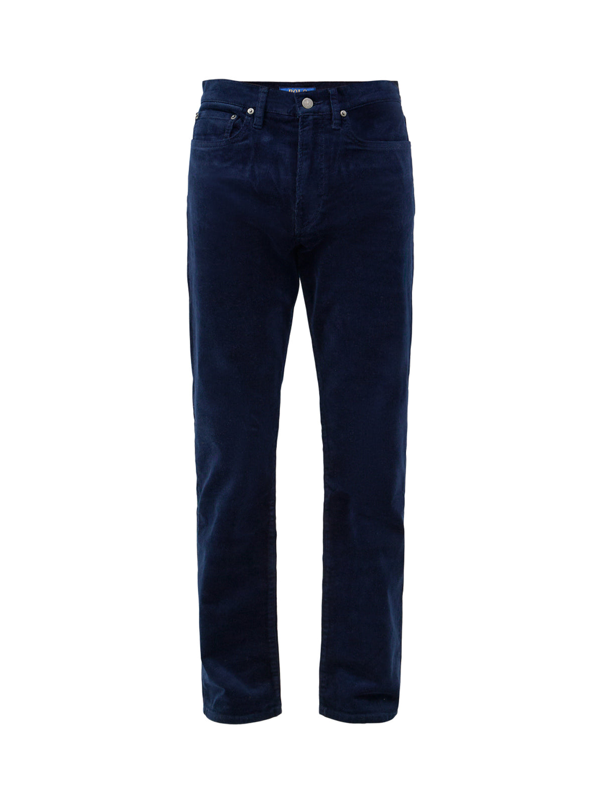 Brushed Cotton Twill 5-Pocket Trousers - Aviator Navy