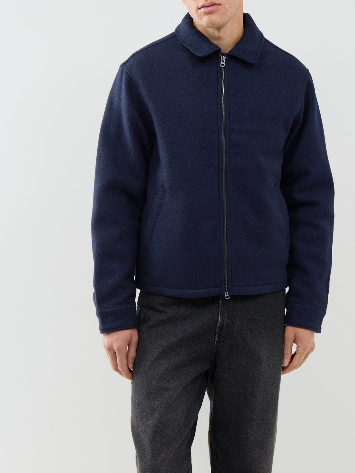 100% Wool Windbreaker Jacket