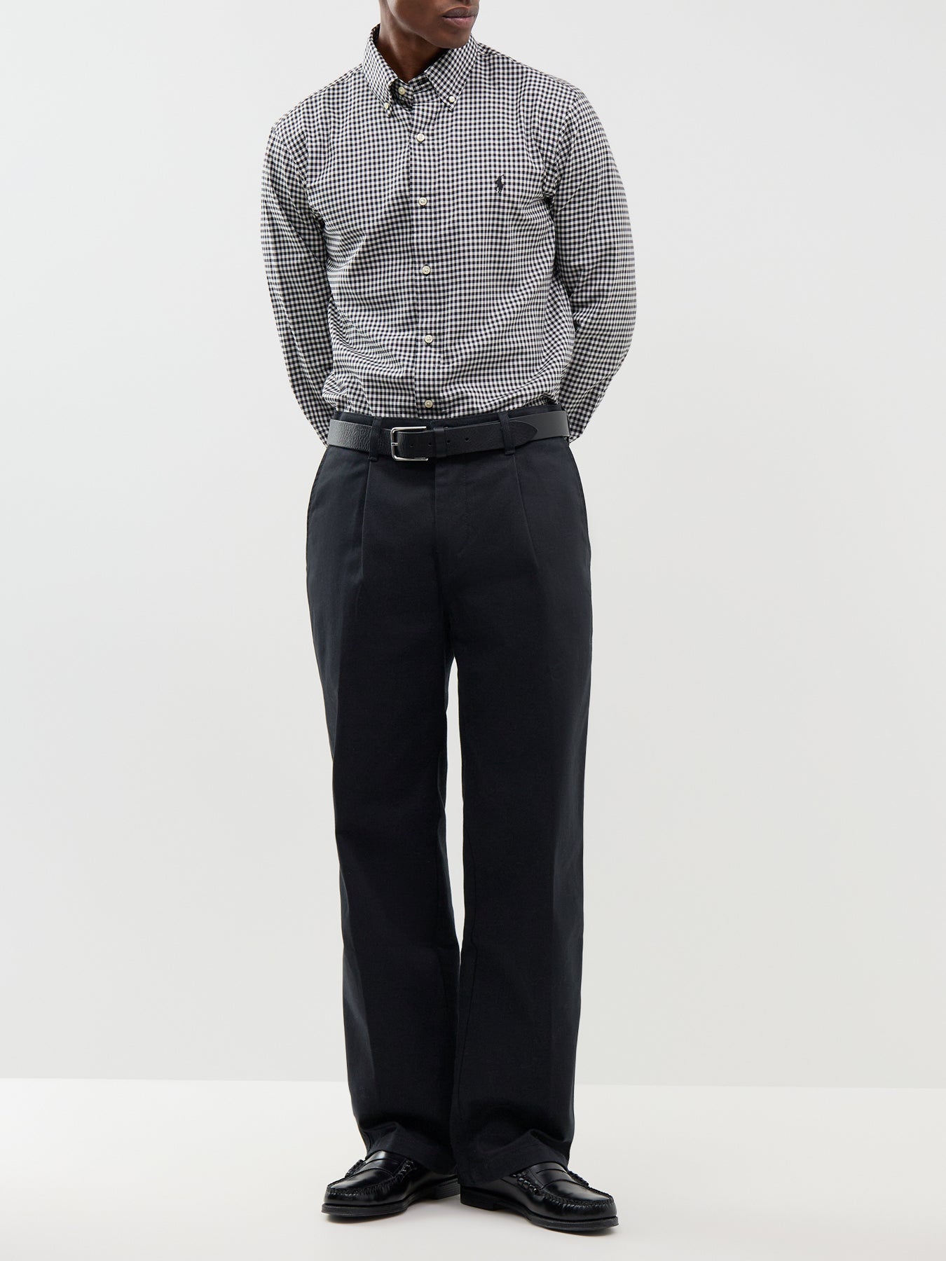 Cotton Custom Fit Gingham Check Shirt