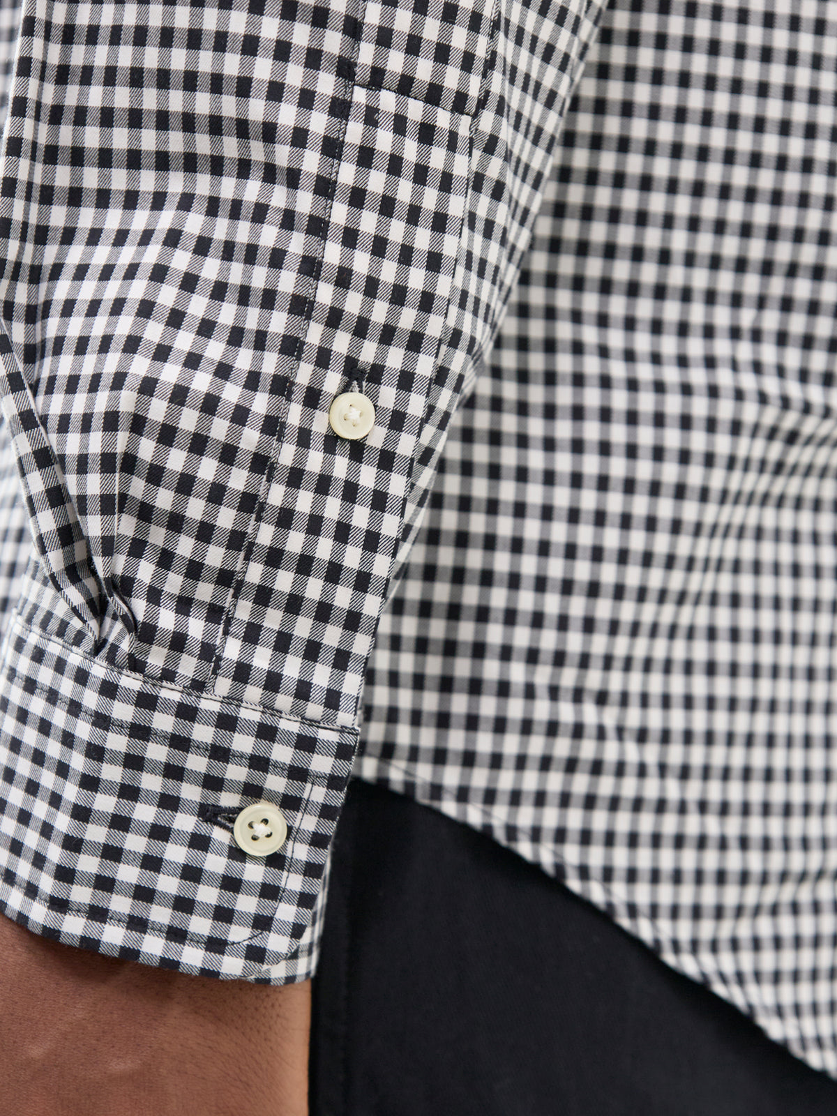 Cotton Custom Fit Gingham Check Shirt