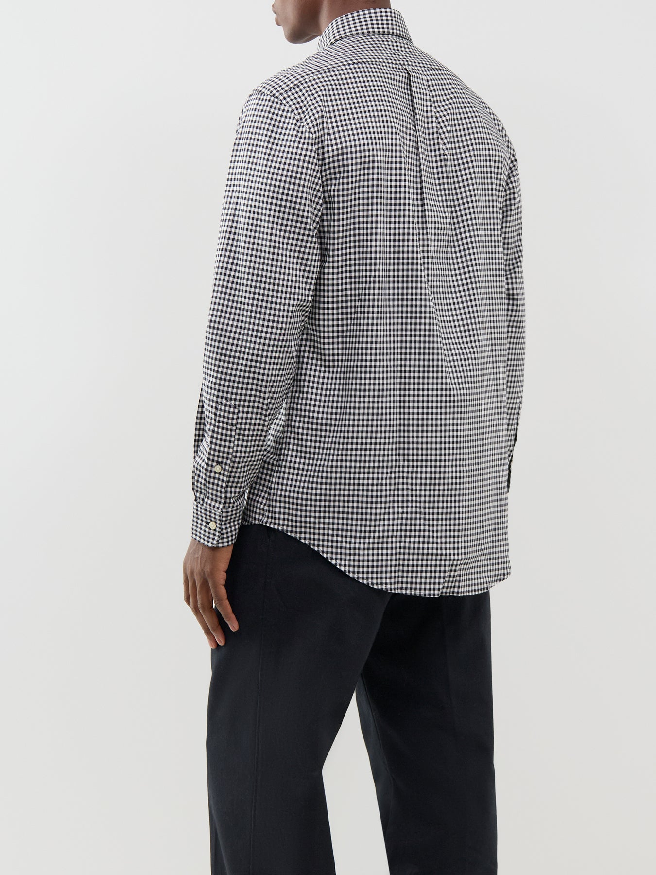 Cotton Custom Fit Gingham Check Shirt