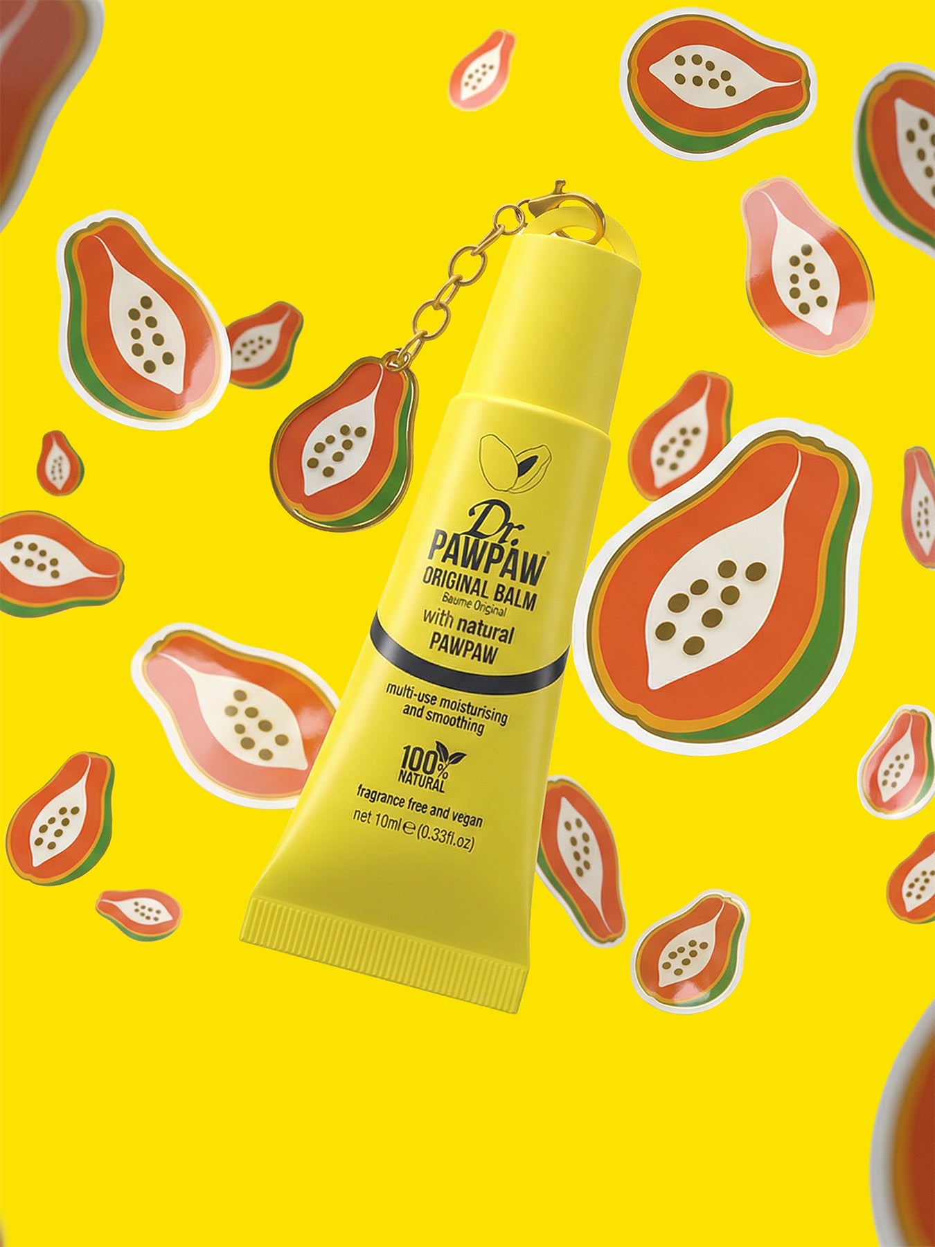 Charm Balm Original, Peach & Red Trio
