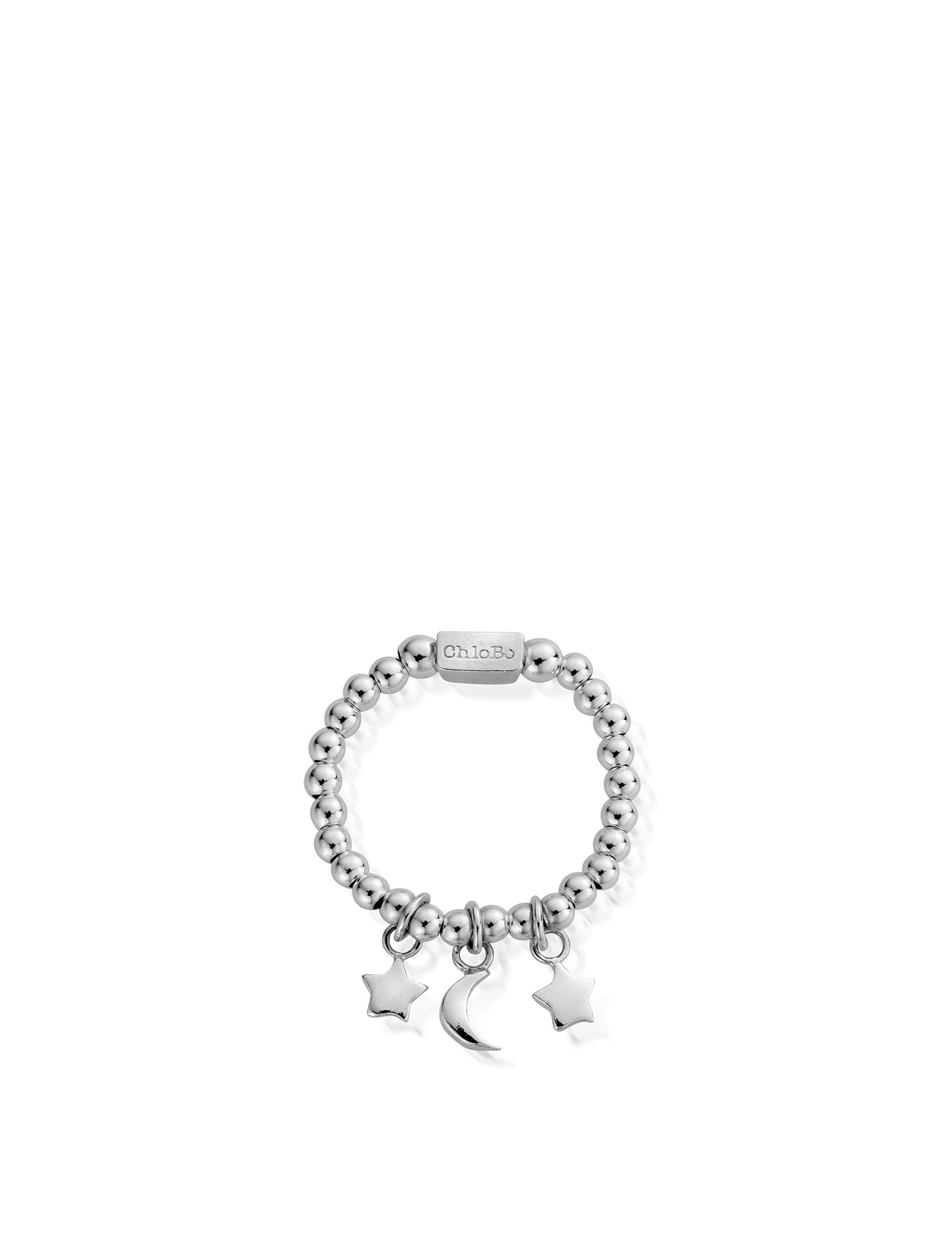 Triple Night Sky Ring Silver
