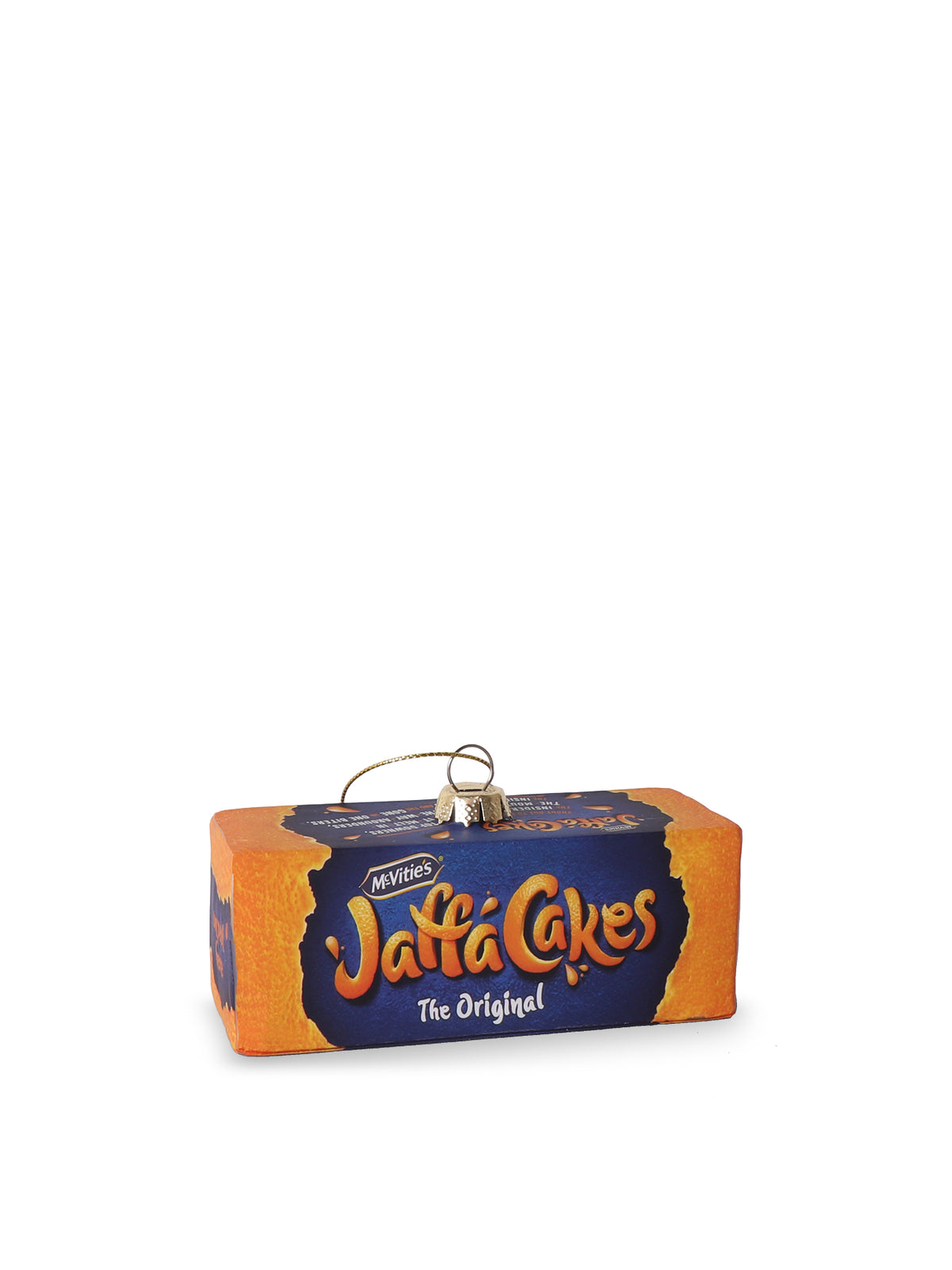 Jaffa Cakes Glass Christmas Decoration 10cm