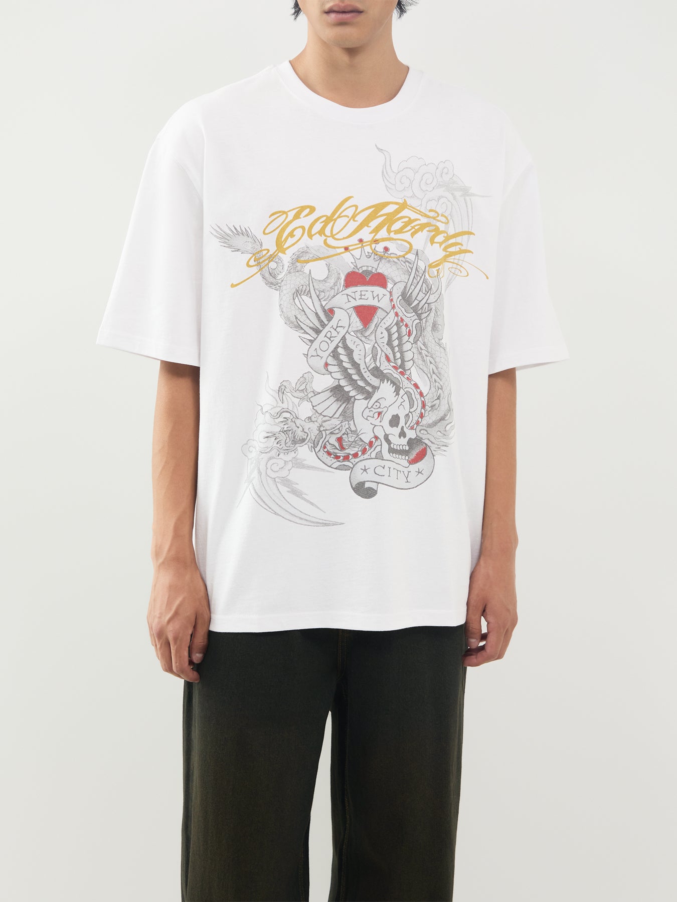 Storming New York Relaxed Cotton T-Shirt