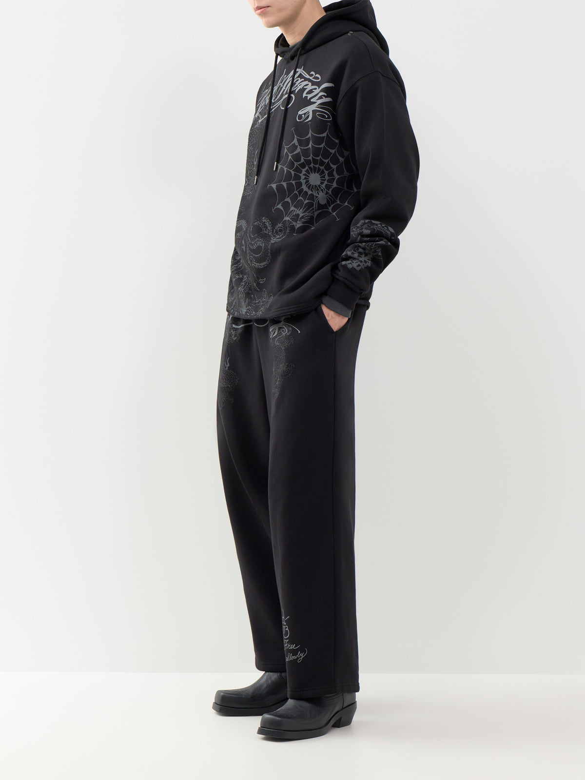 Shadow Graphic Balloon Joggers