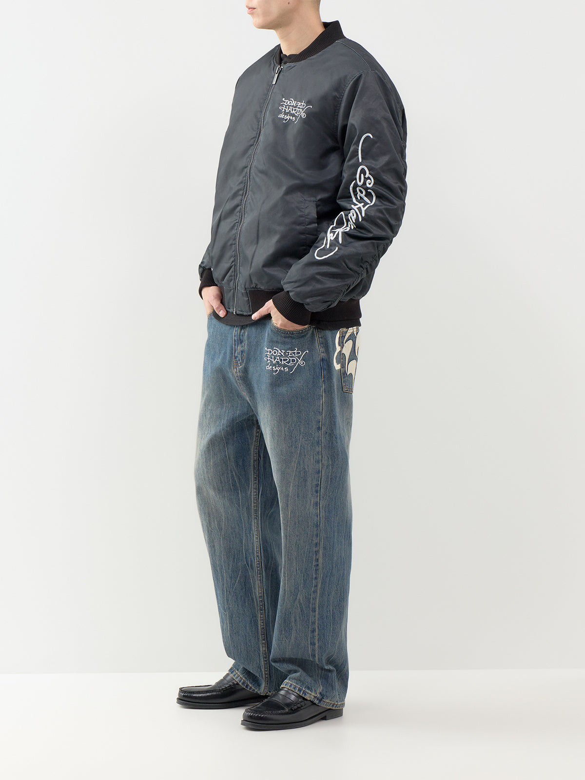 Flying Skull Relaxed Jeans