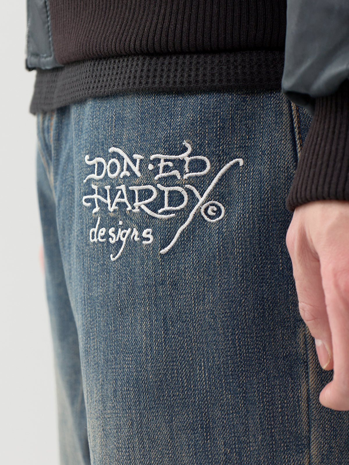 Flying Skull Relaxed Jeans