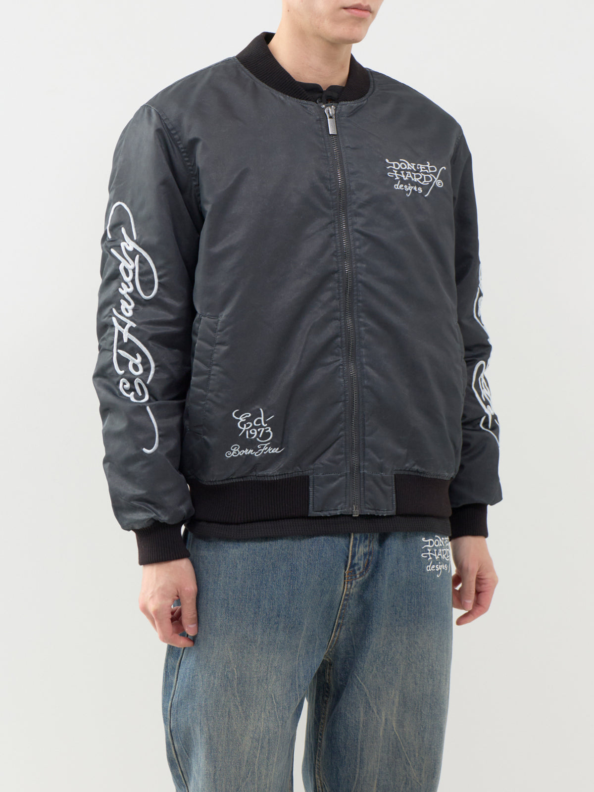 Black Widow Varsity Bomber Jacket