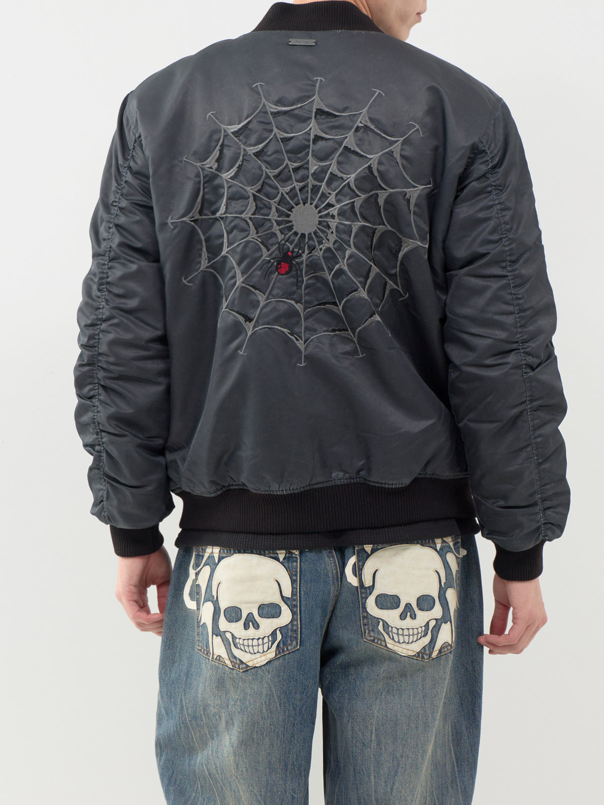 Black Widow Varsity Bomber Jacket