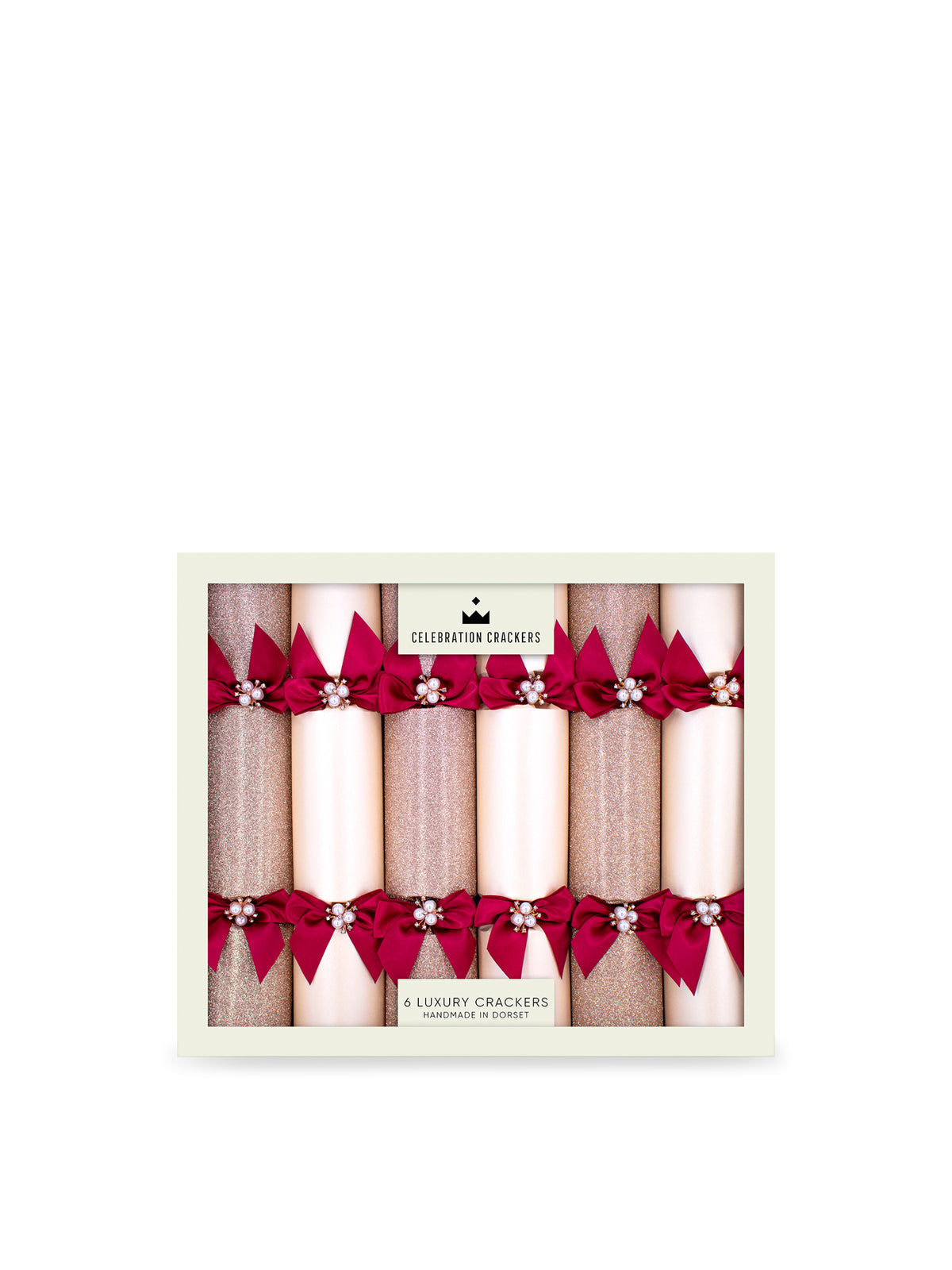 Ruby Splendour 13-Inch Christmas Crackers - Multi