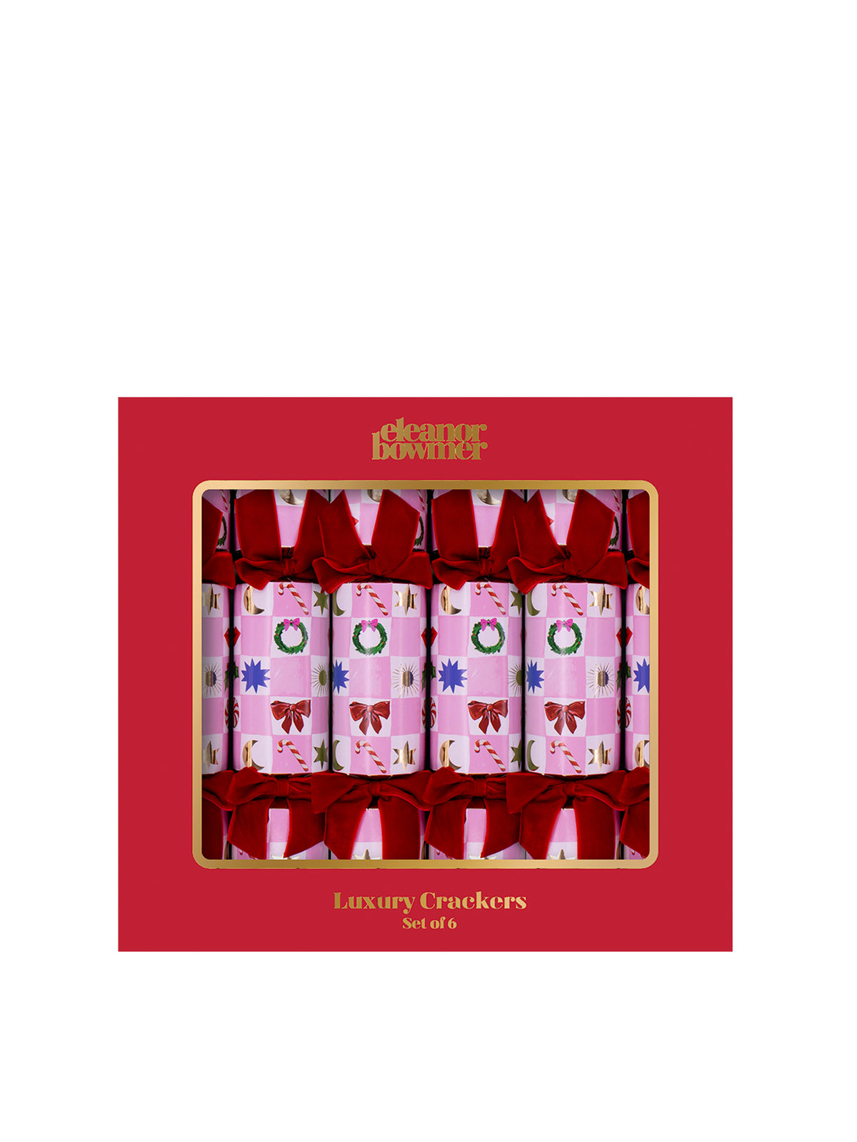Bow-Tique Luxury 13-Inch Christmas Crackers - Multi
