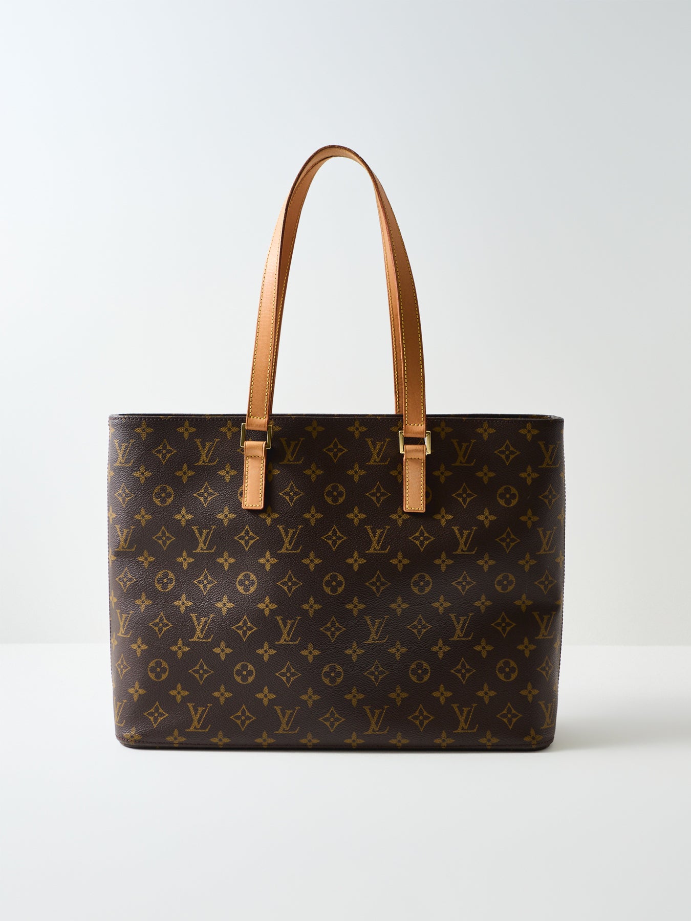 Vintage Monogram Luco Tote Bag Brown