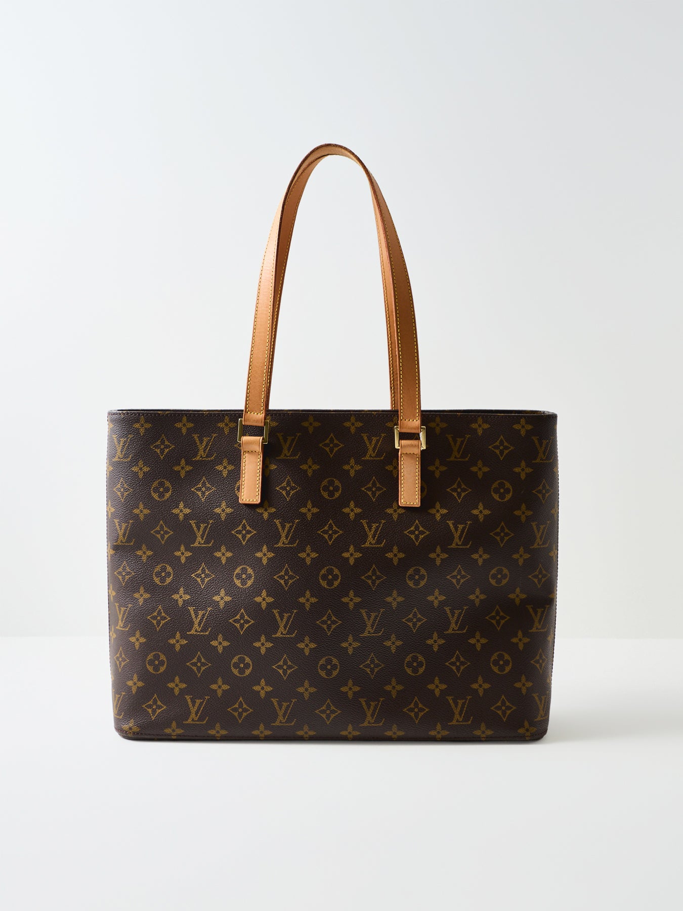 Vintage Monogram Luco Tote Bag Brown
