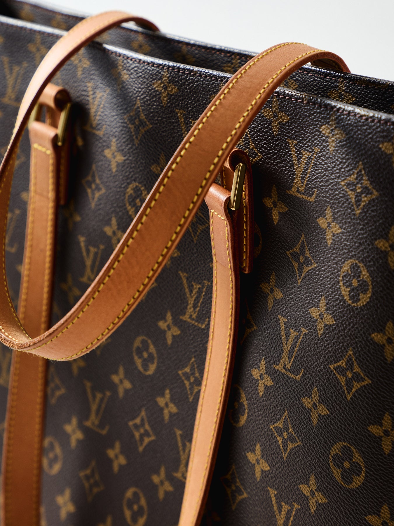 Vintage Monogram Luco Tote Bag Brown