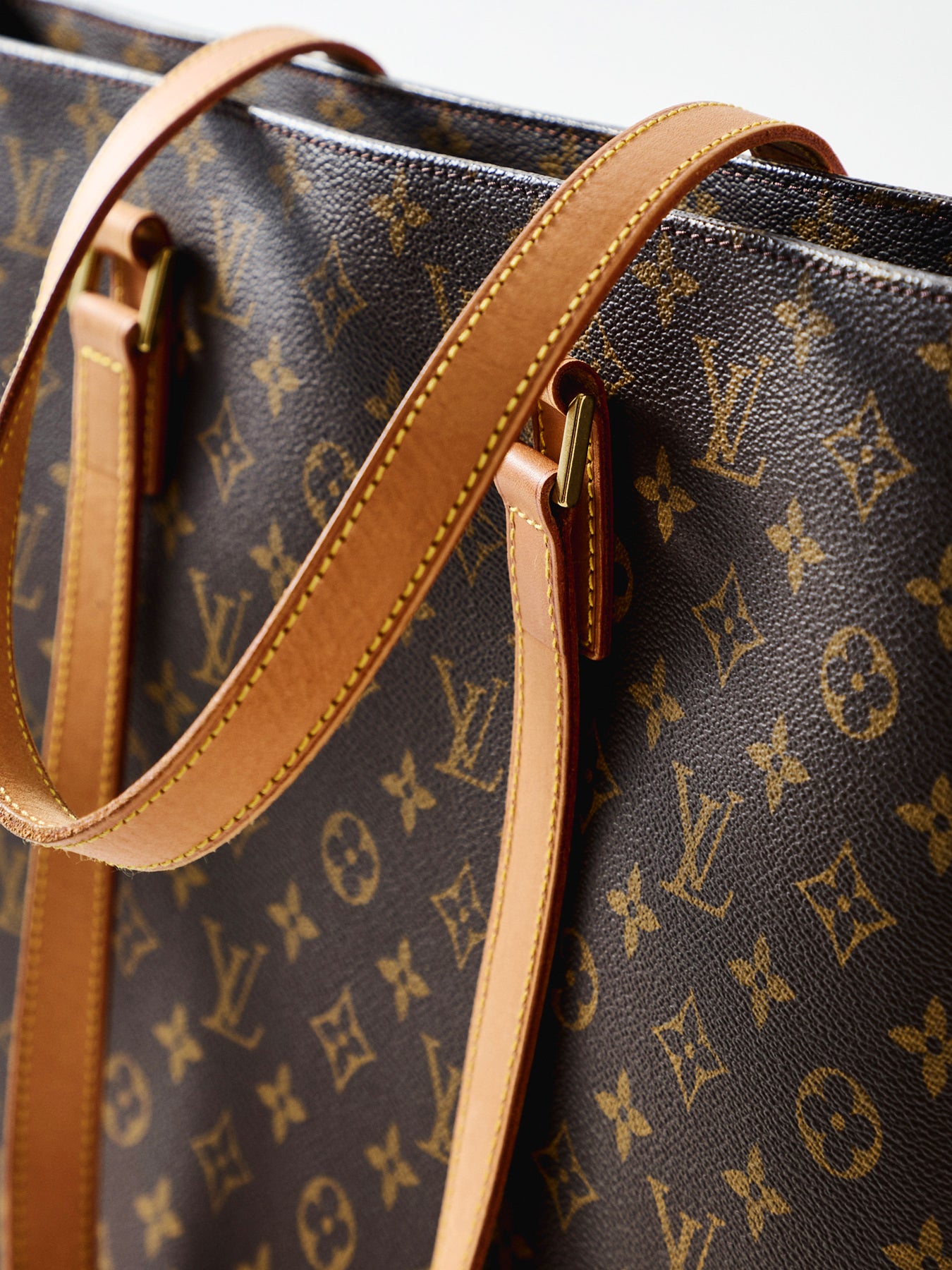 Vintage Monogram Luco Tote Bag Brown
