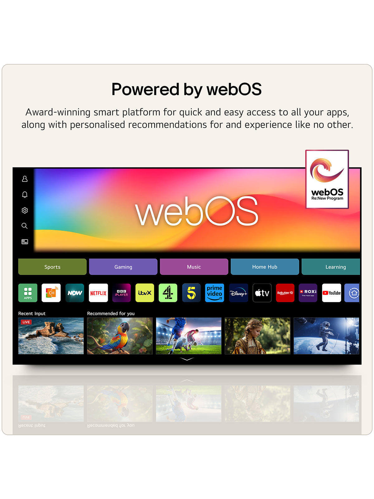 G6 55-Inch 4K OLED evo AI Smart TV 2026