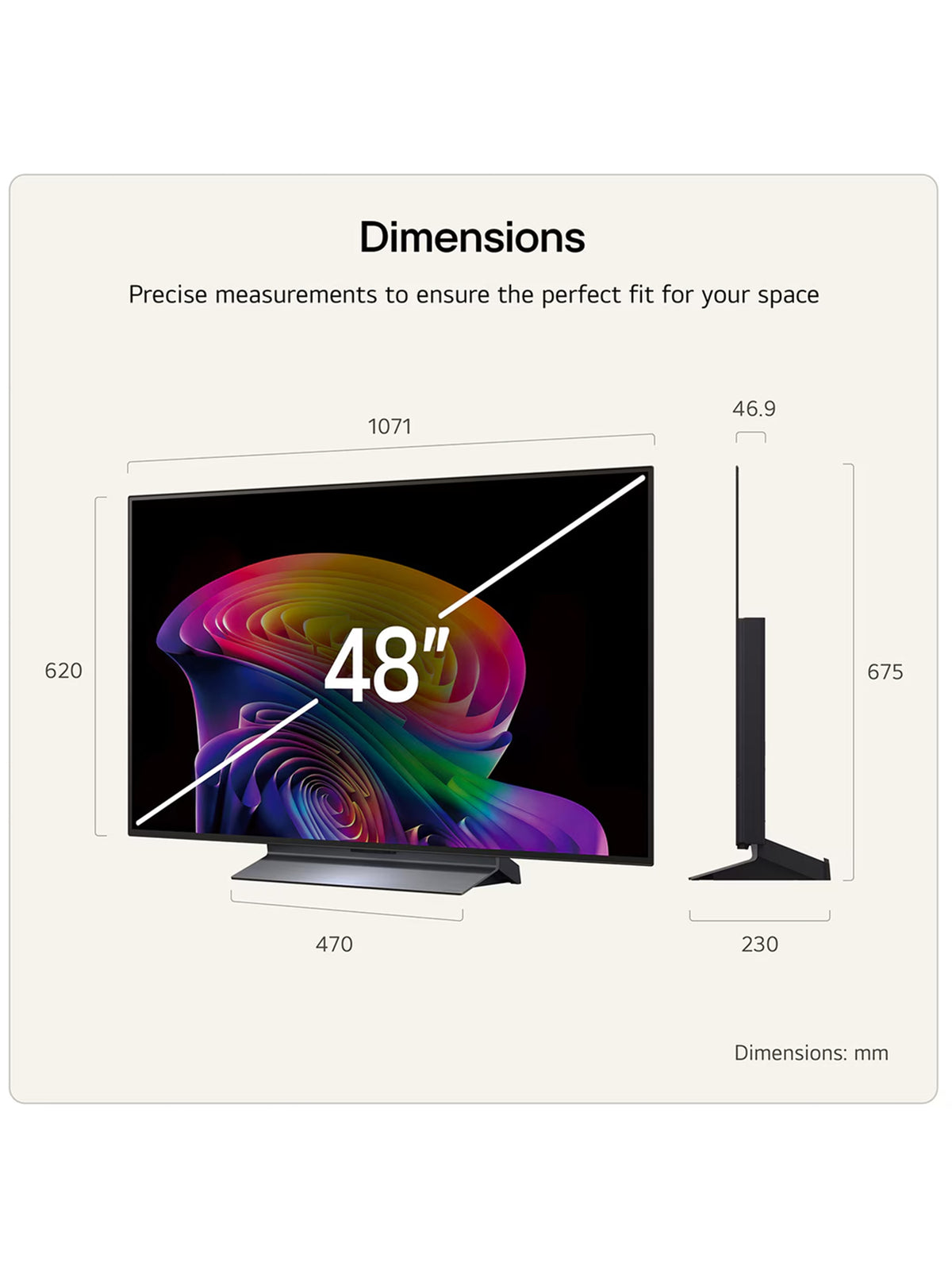 C6 48-Inch 4K OLED evo AI Smart TV 2026