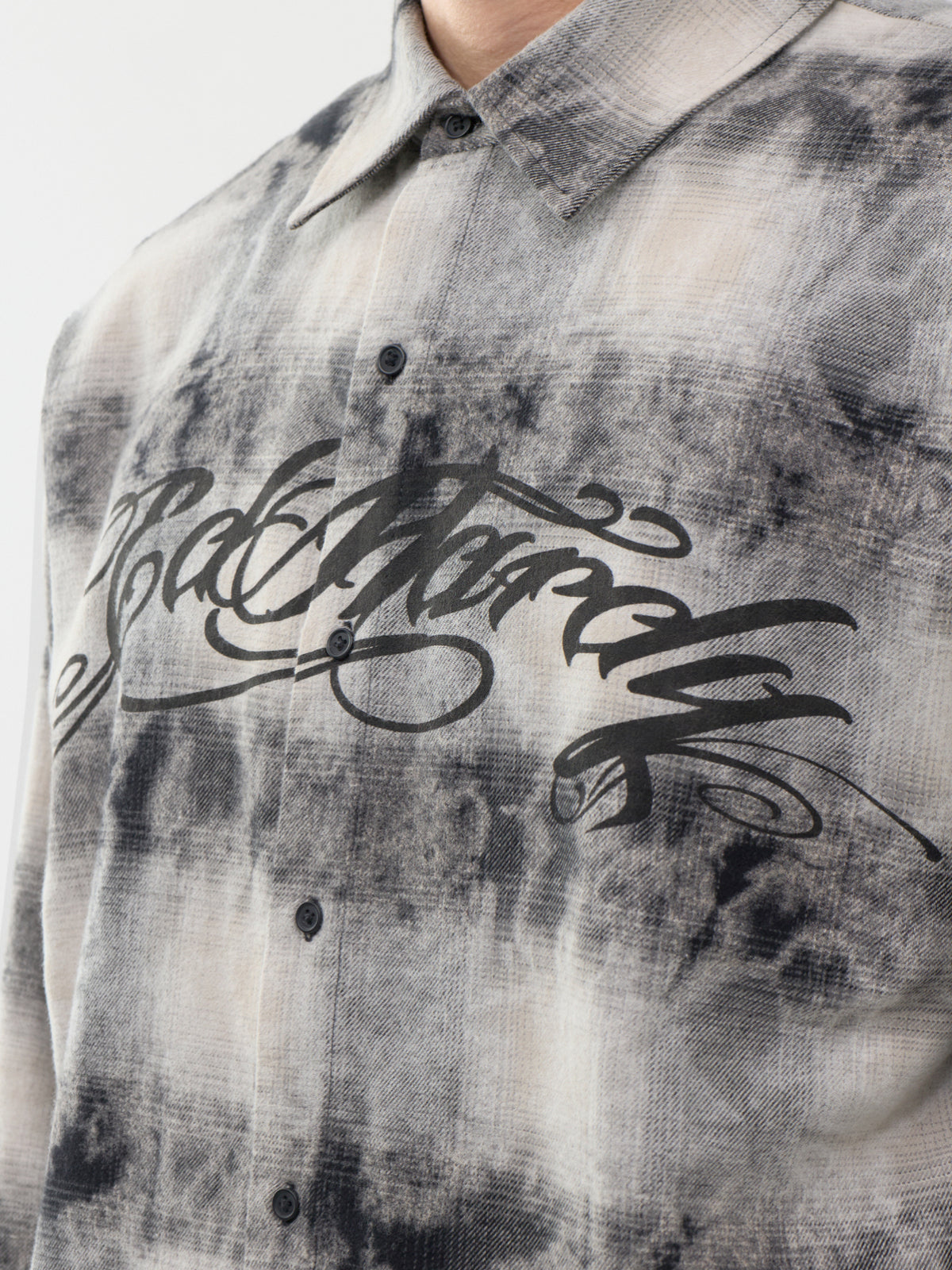 Dead or Alive Acid Wash Graphic Shirt