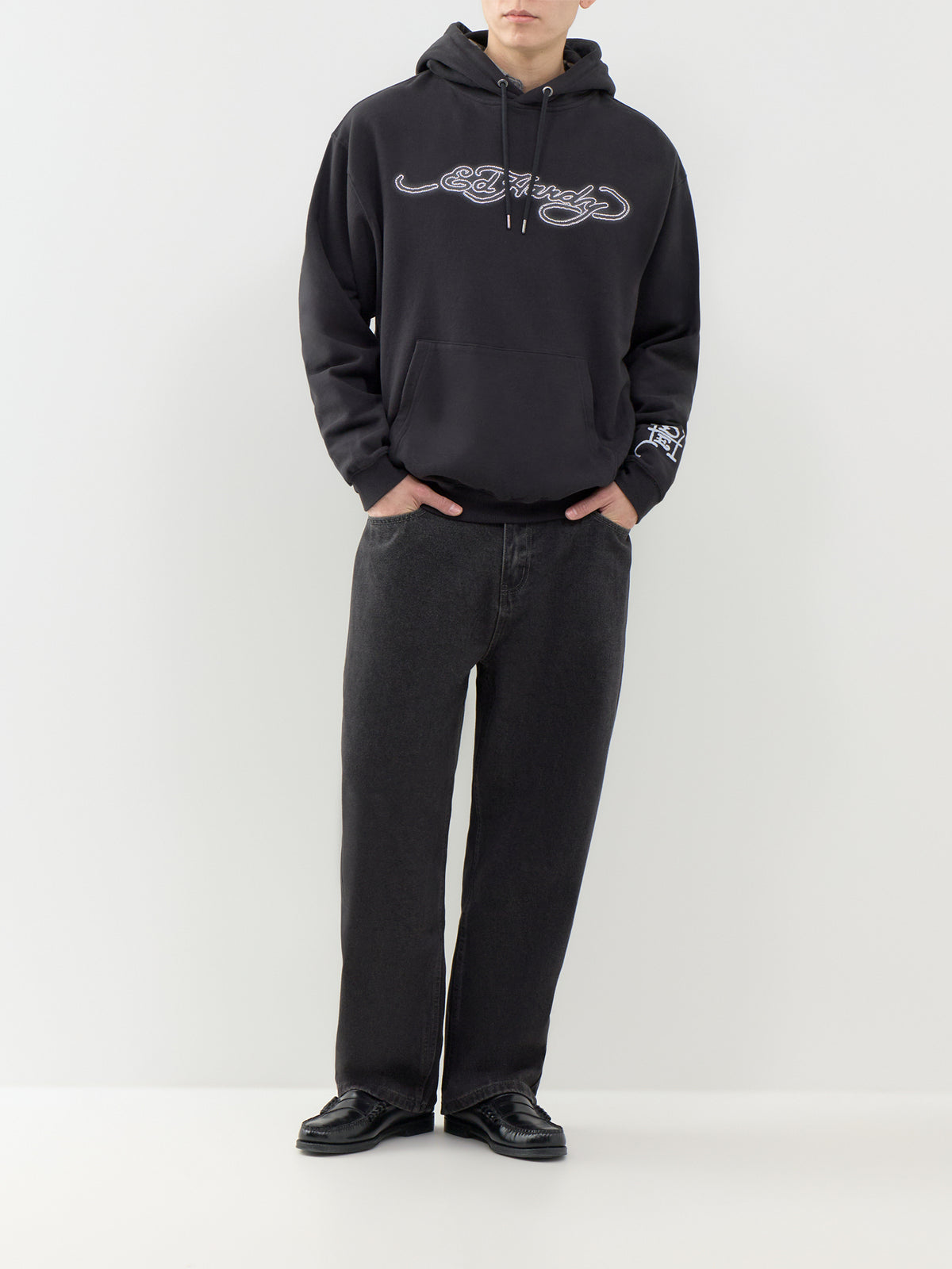 Dead or Alive Diamante Relaxed Hoodie