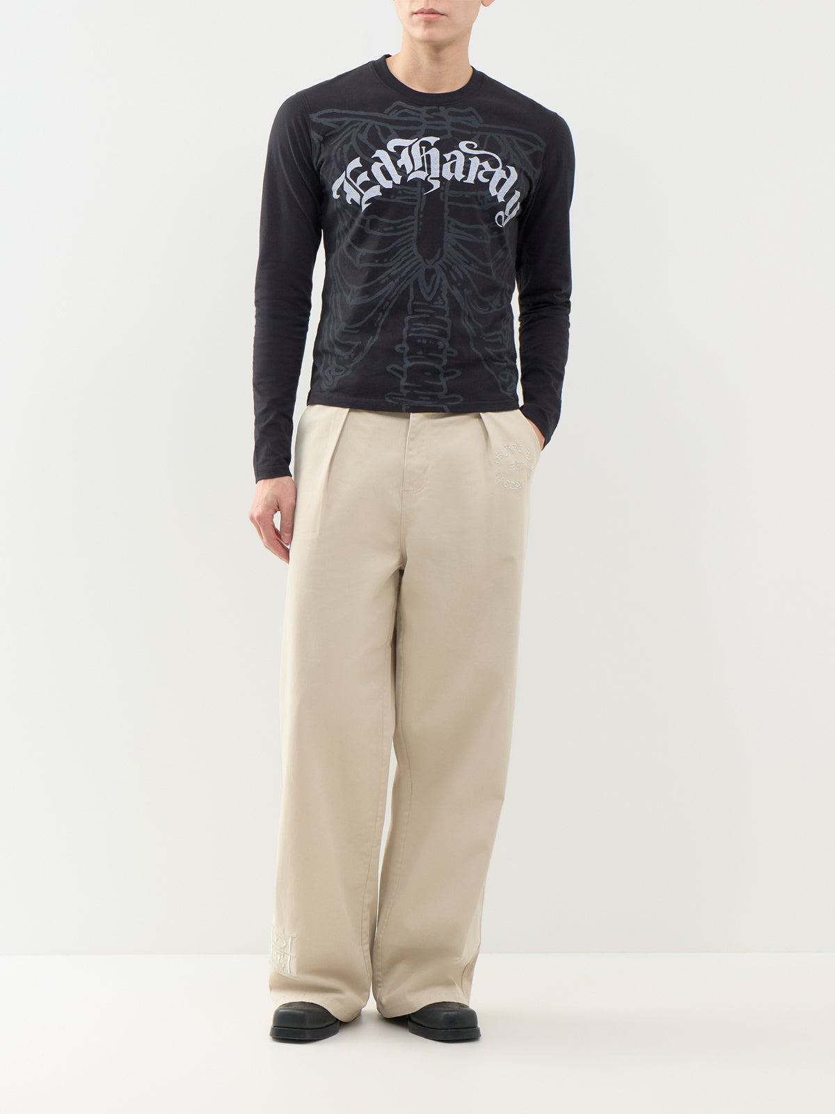 Dragon City Embroidered Trousers