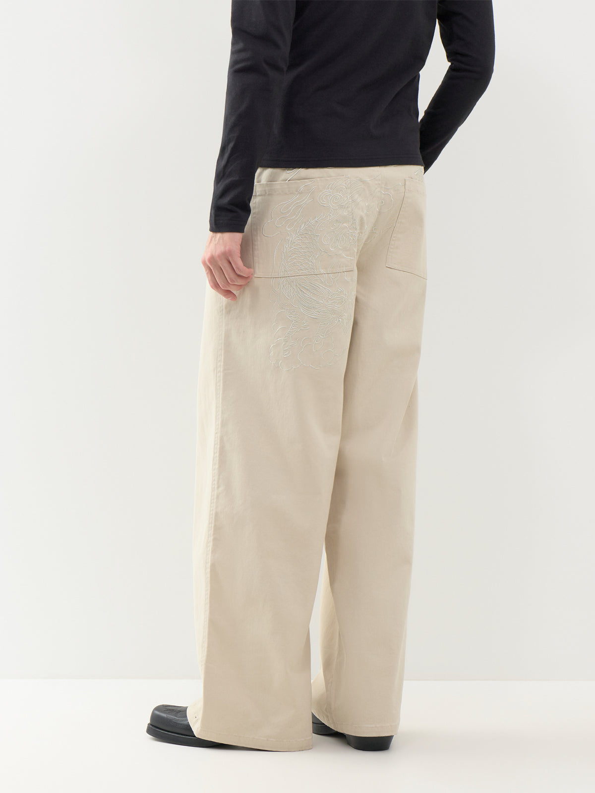 Dragon City Embroidered Trousers