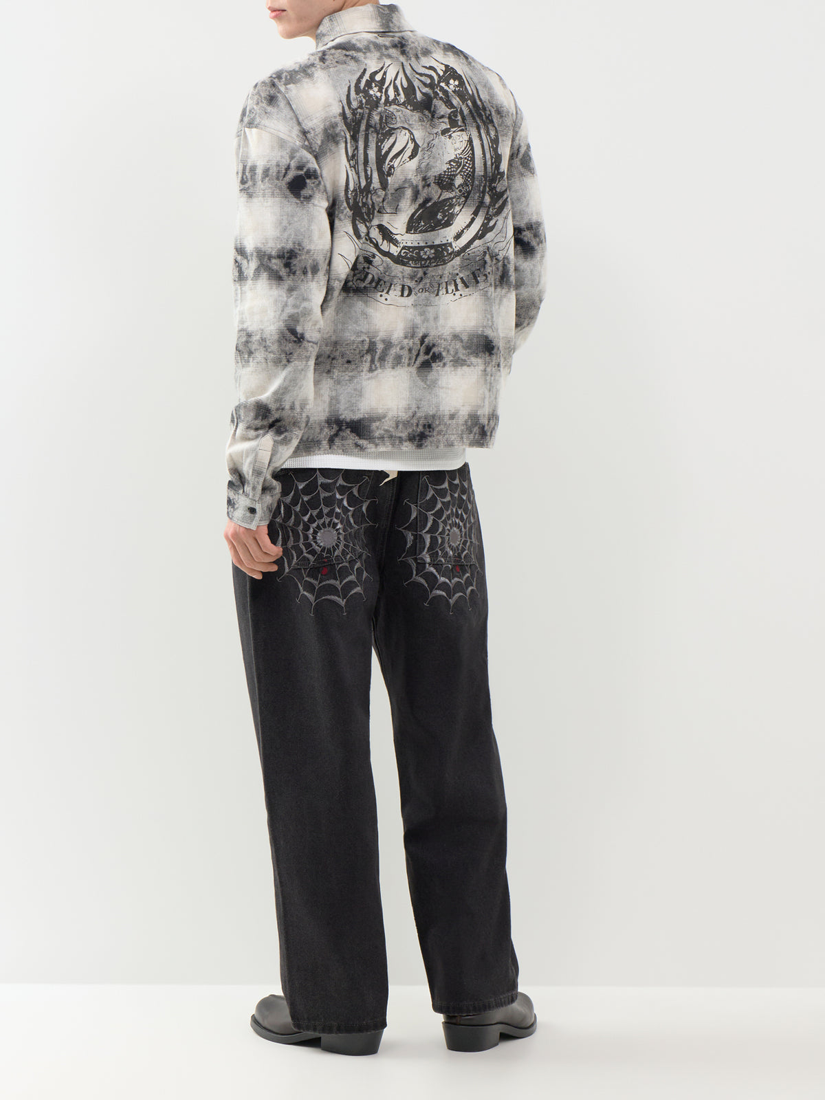 Black Window Relaxed Jeans